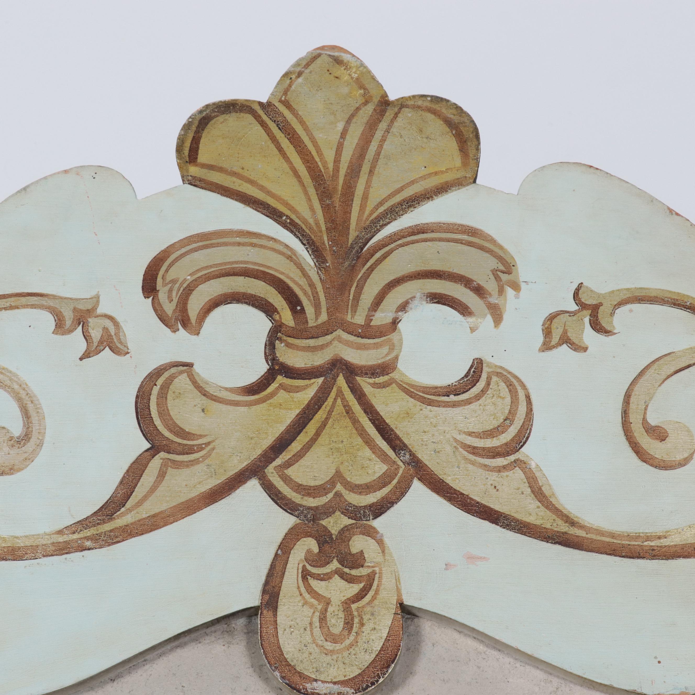 Landscape Oil Painting Circus Carousel Panels, 1909