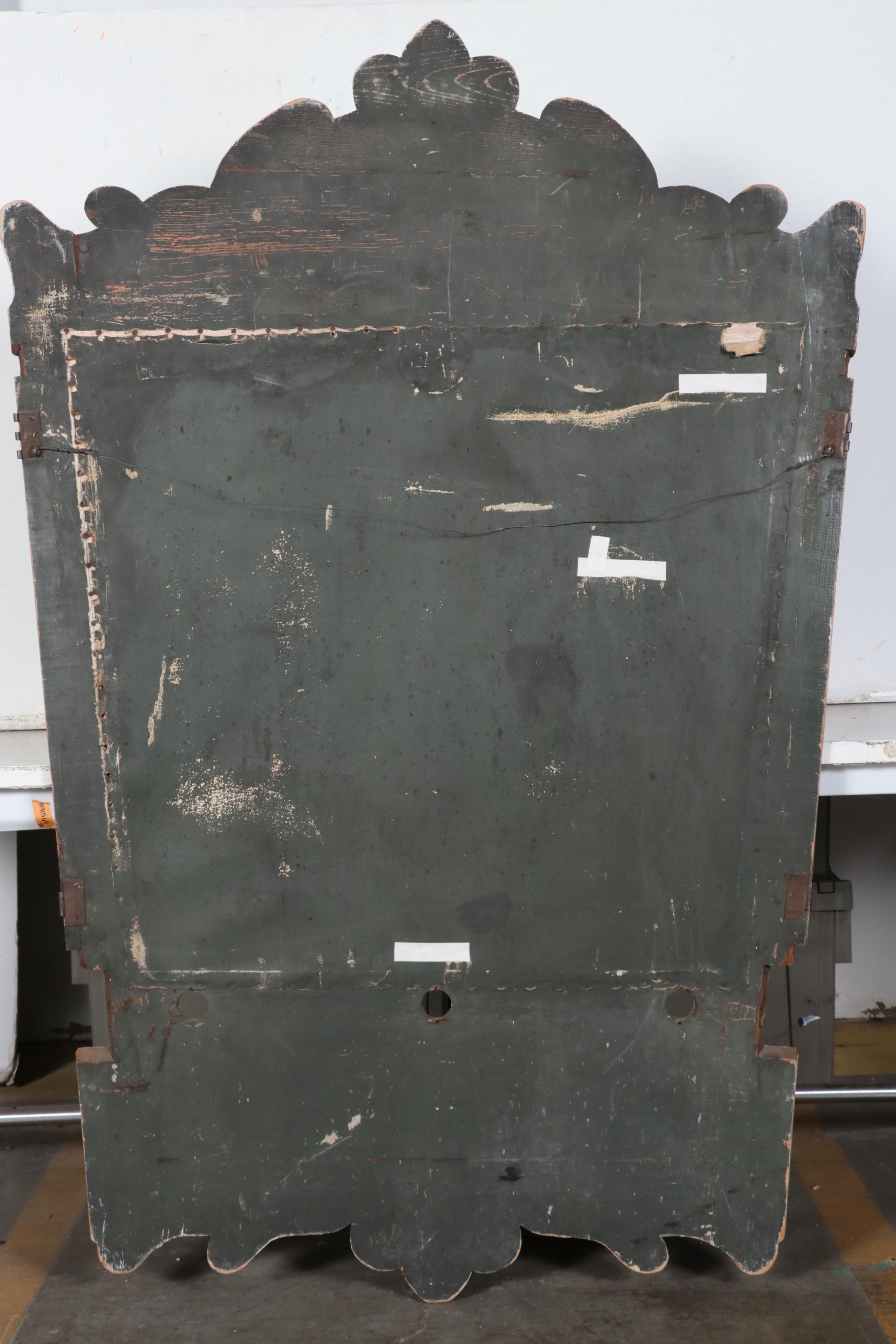 Landscape Oil Painting Circus Carousel Panels, 1909