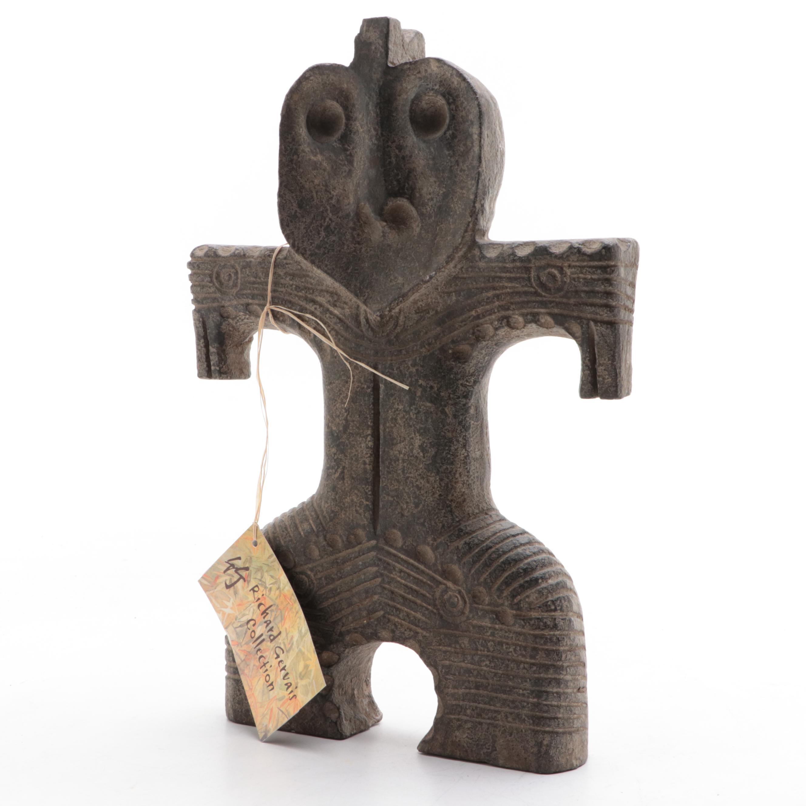 Dogu Inspired Stone Figure