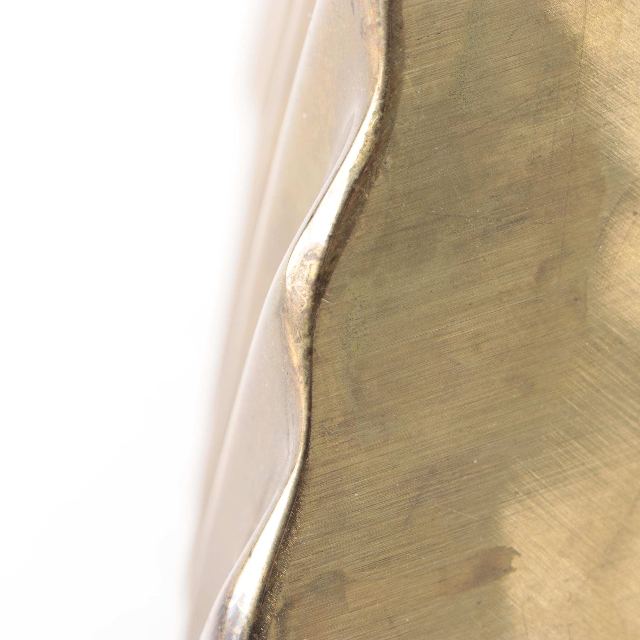 Modernist Brass Pyramid Bookends, Mid to Late 20th Century