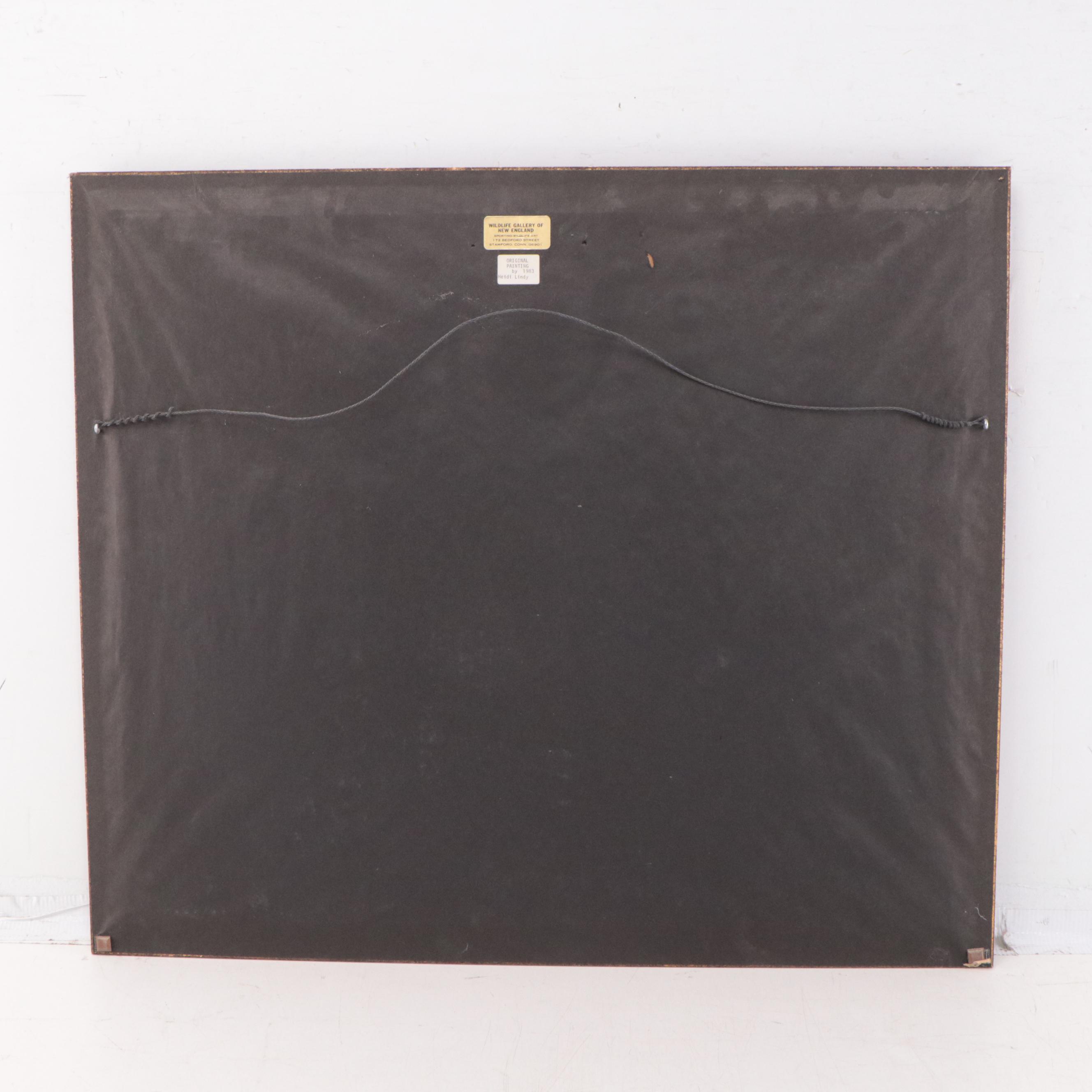 Heidi Lindy Watercolor Painting of Dog Portrait "Canaan"