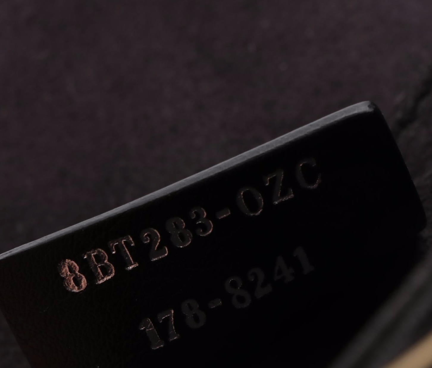 Fendi Kan I Top-Handle Shoulder Bag in Black Leather w/Scalloped Edges