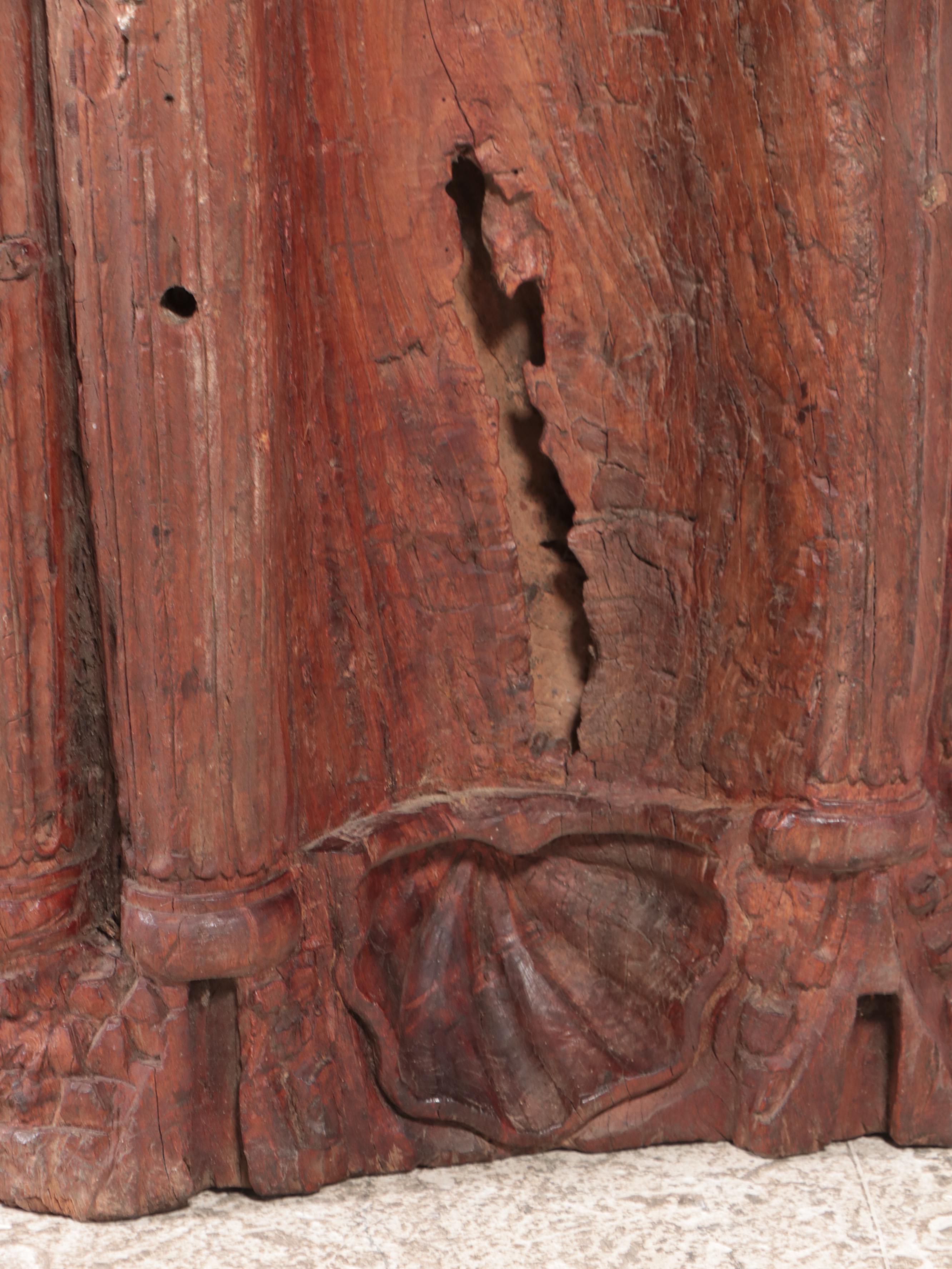 Southeast Asian Carved Wood Architectural Salvage