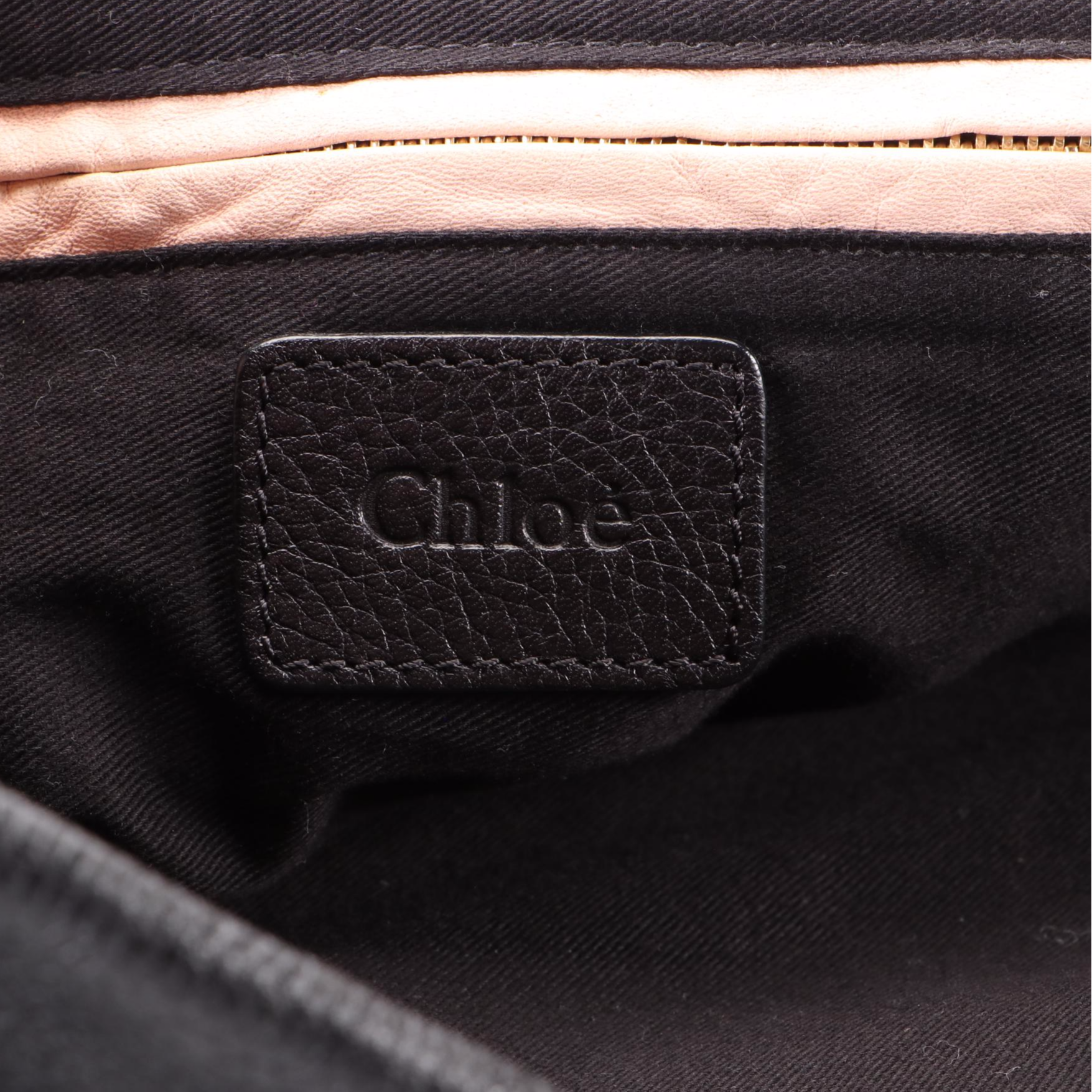 Chloé Large Paraty Two-Way Bag in Black Calfskin Leather w/Shoulder Strap