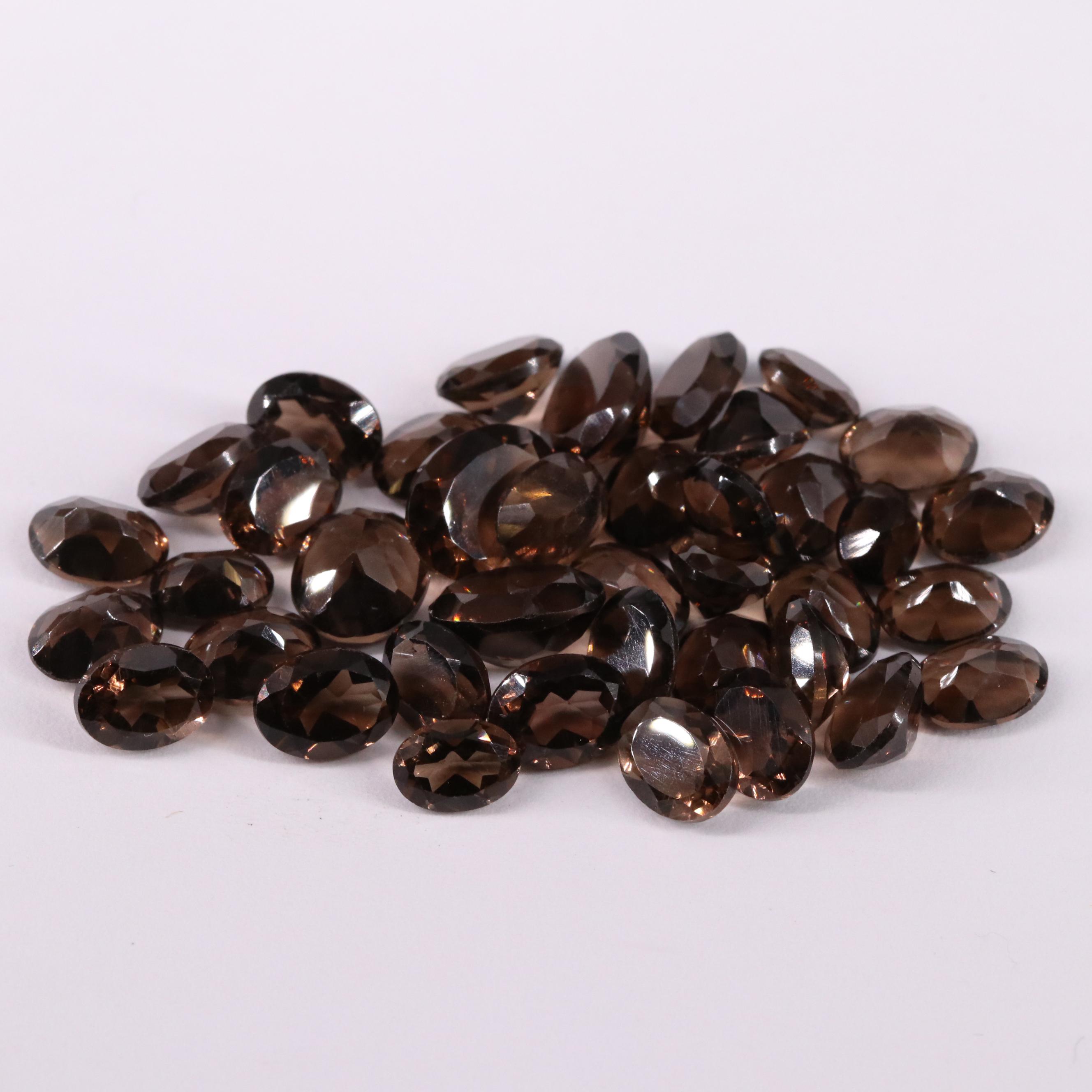 Loose 50.01 CTW Smoky Quartz