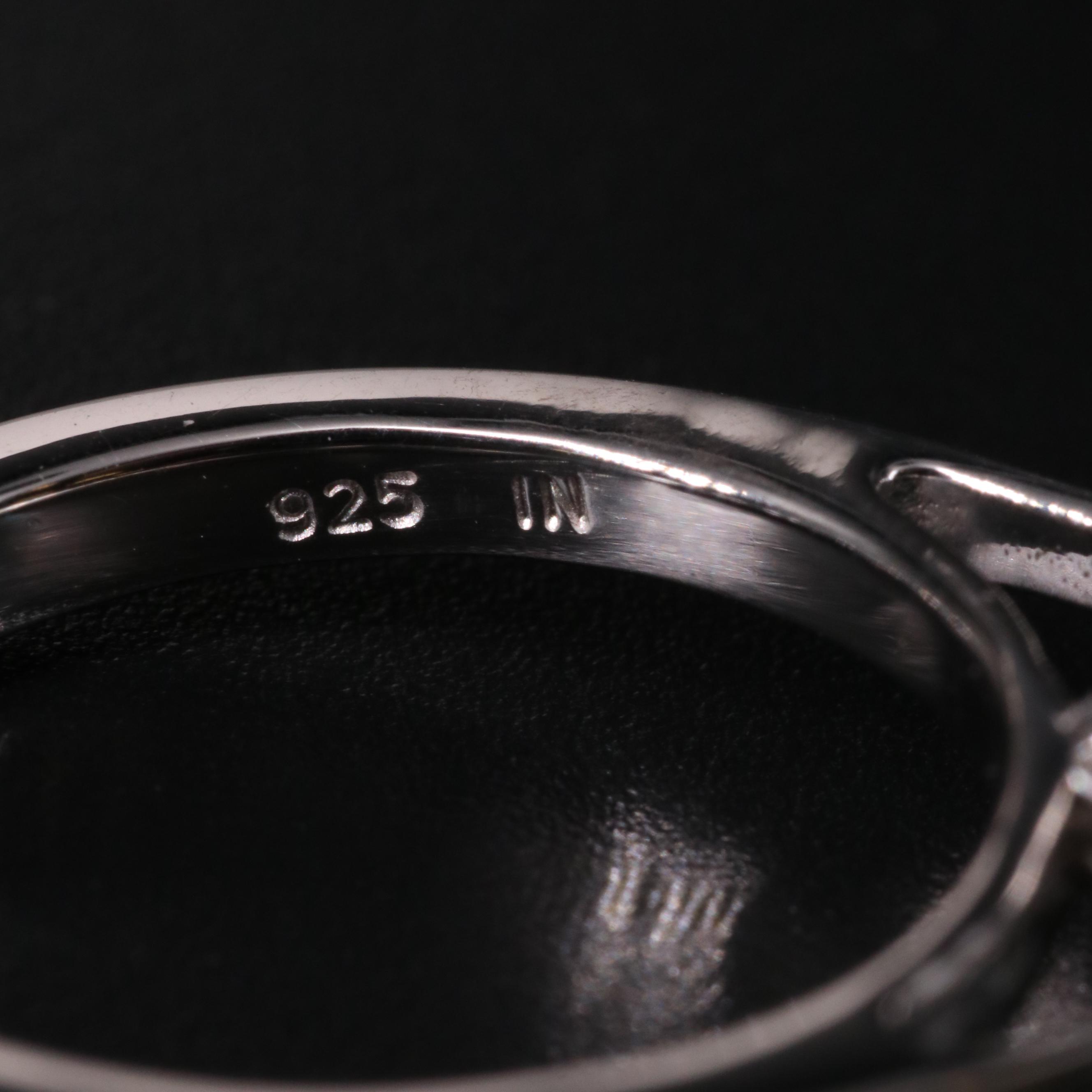 Sterling Topaz Solitaire Ring