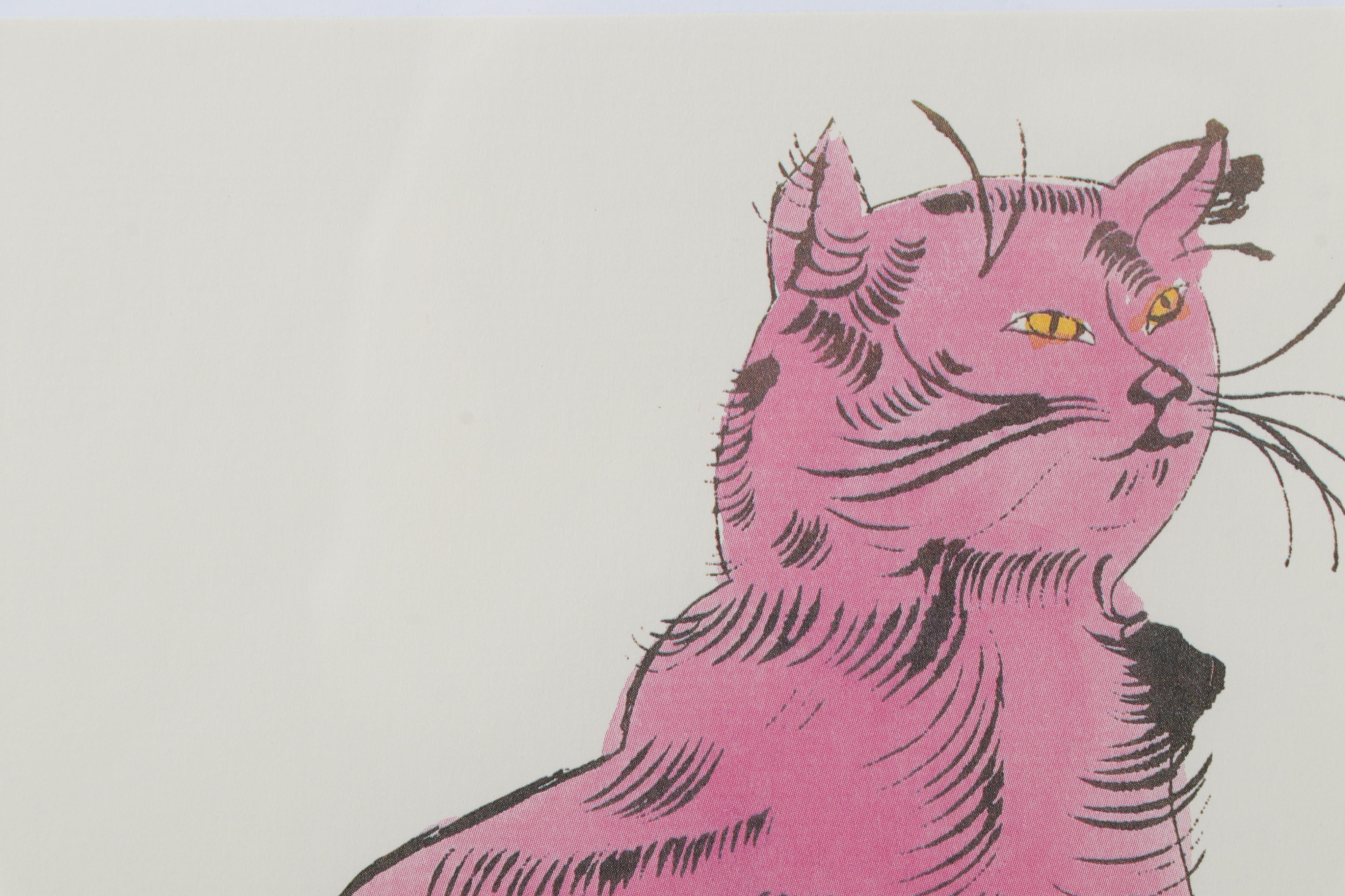 Offset Lithograph After Andy Warhol From "25 Cats Name Sam and One Blue Pussy"