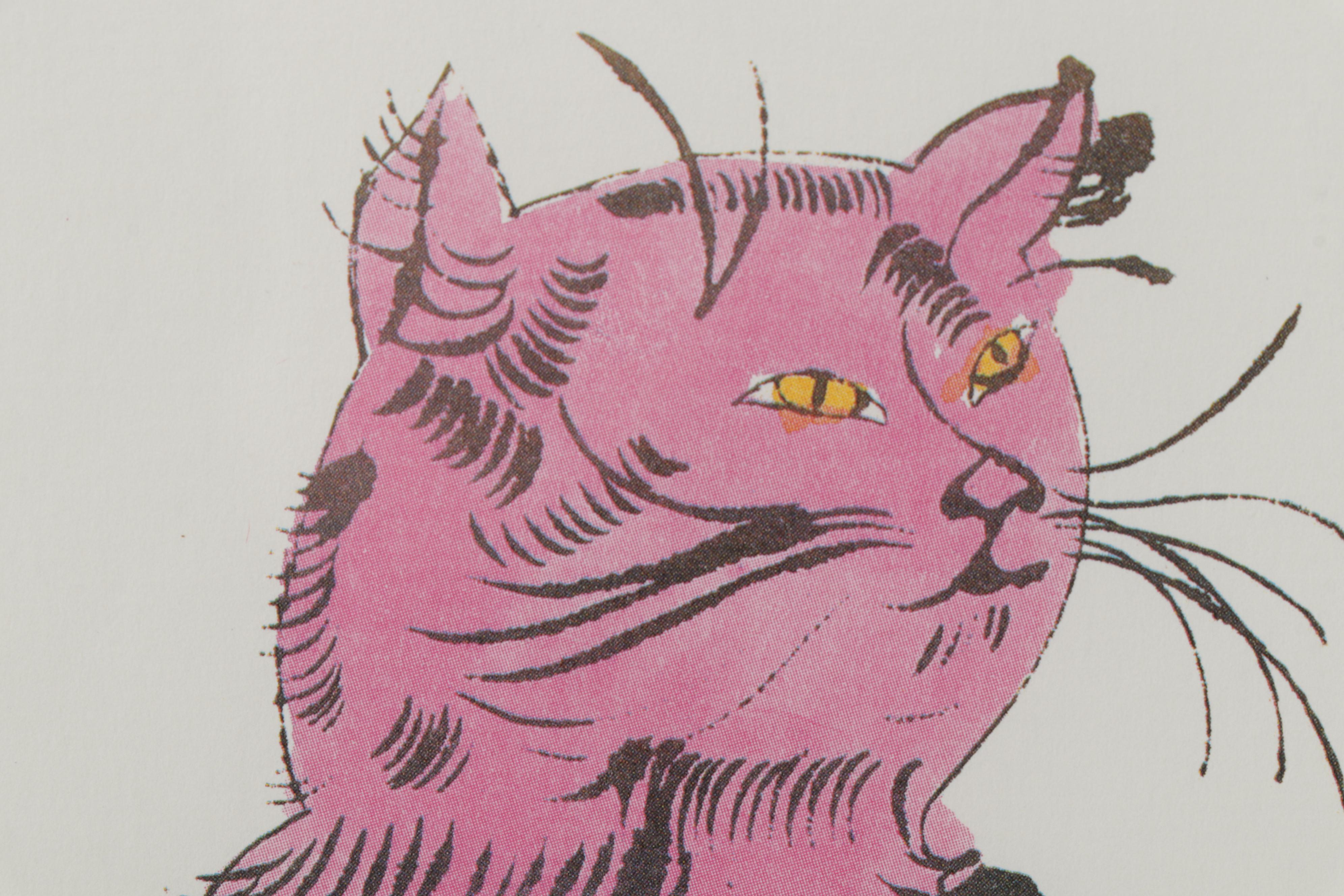 Offset Lithograph After Andy Warhol From "25 Cats Name Sam and One Blue Pussy"
