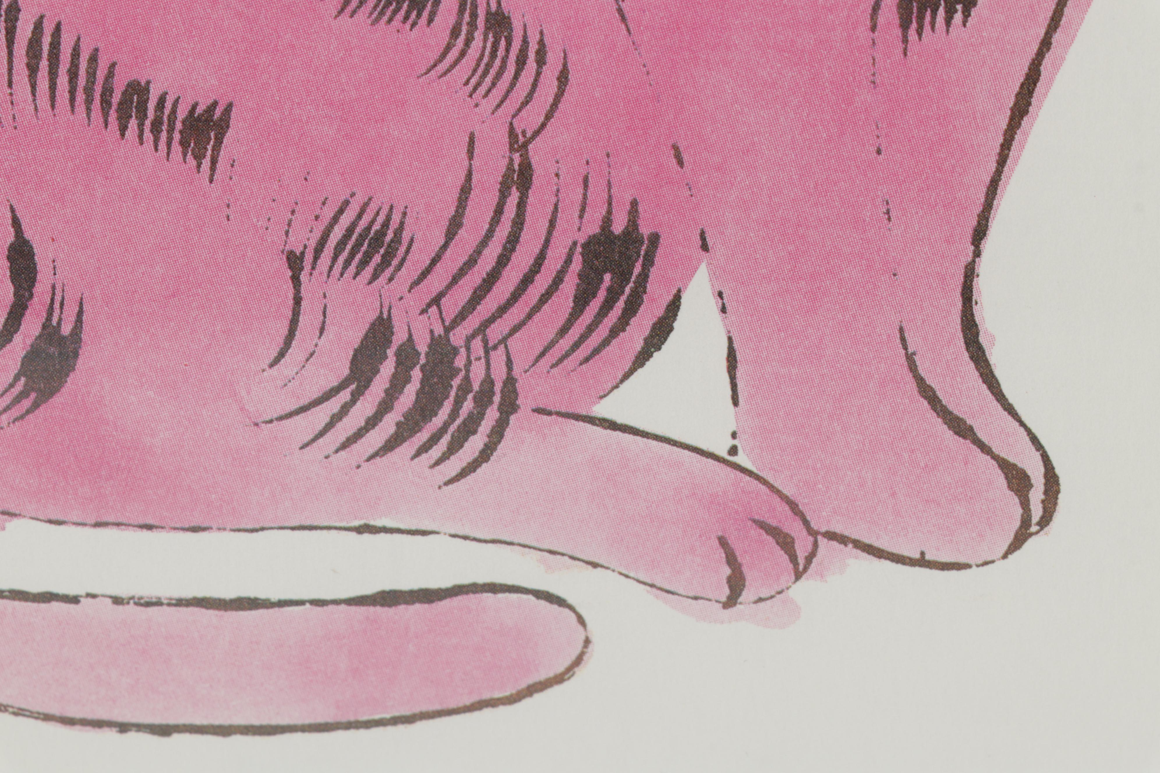 Offset Lithograph After Andy Warhol From "25 Cats Name Sam and One Blue Pussy"