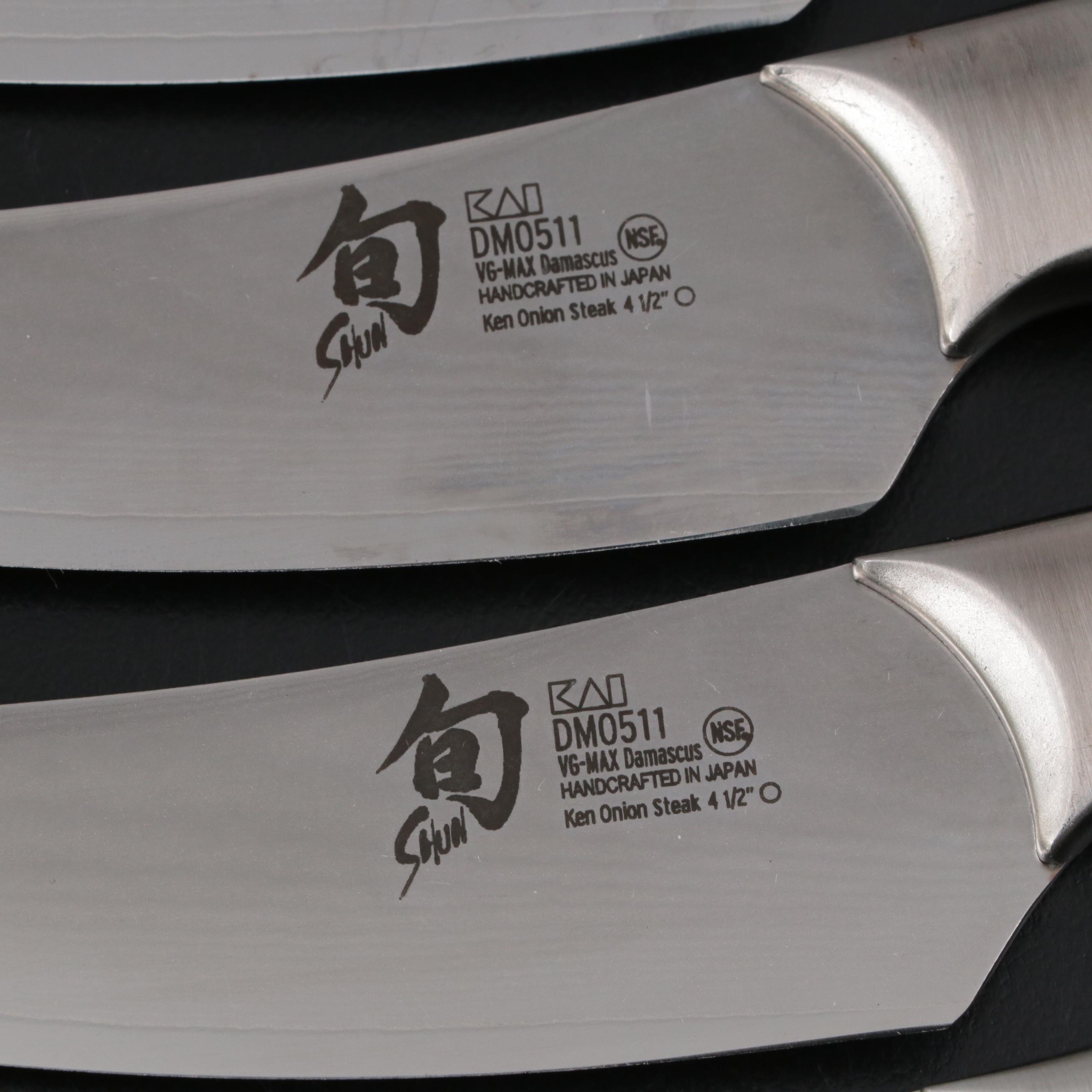 Shun Cutlery Damascus Steel Ken Onion Steak Knives