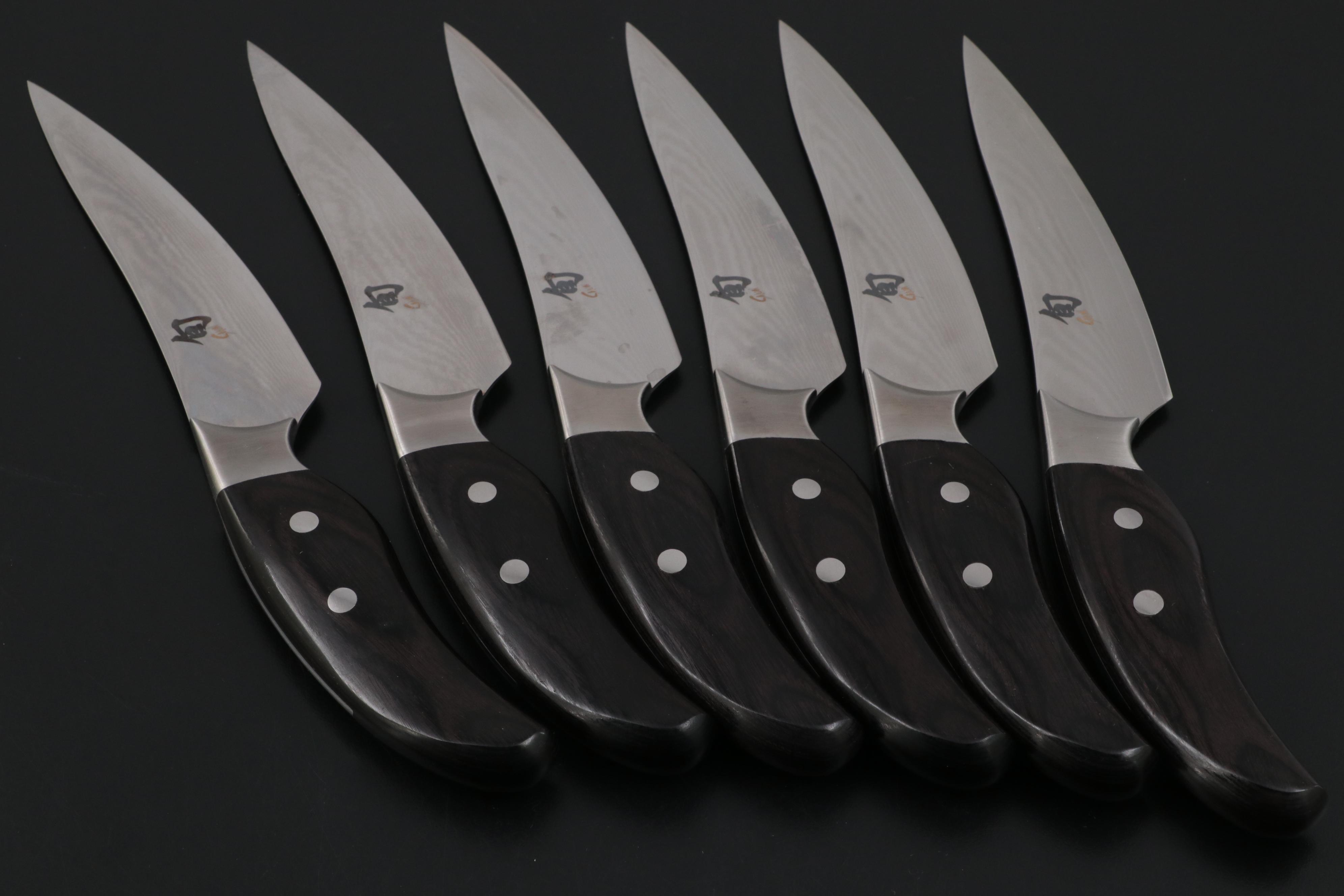 Shun Cutlery Damascus Steel Ken Onion Steak Knives