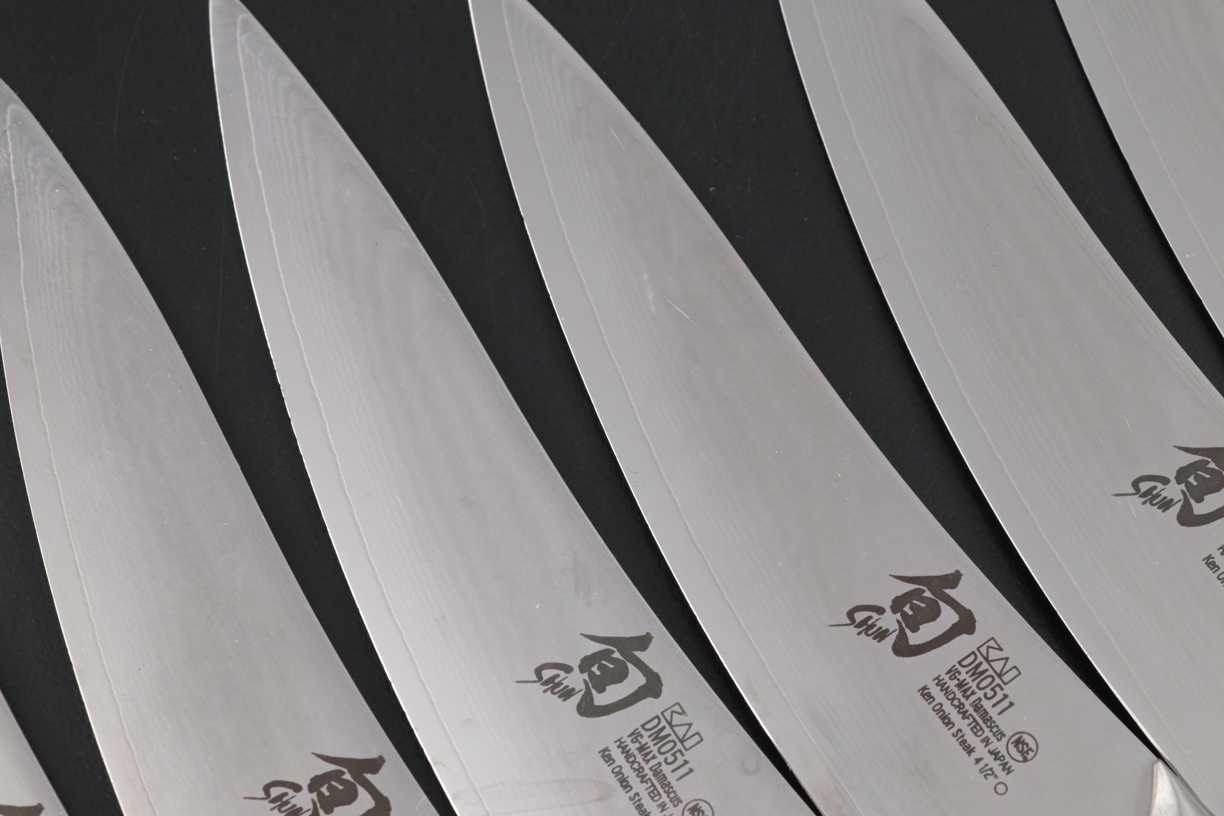 Shun Cutlery Damascus Steel Ken Onion Steak Knives
