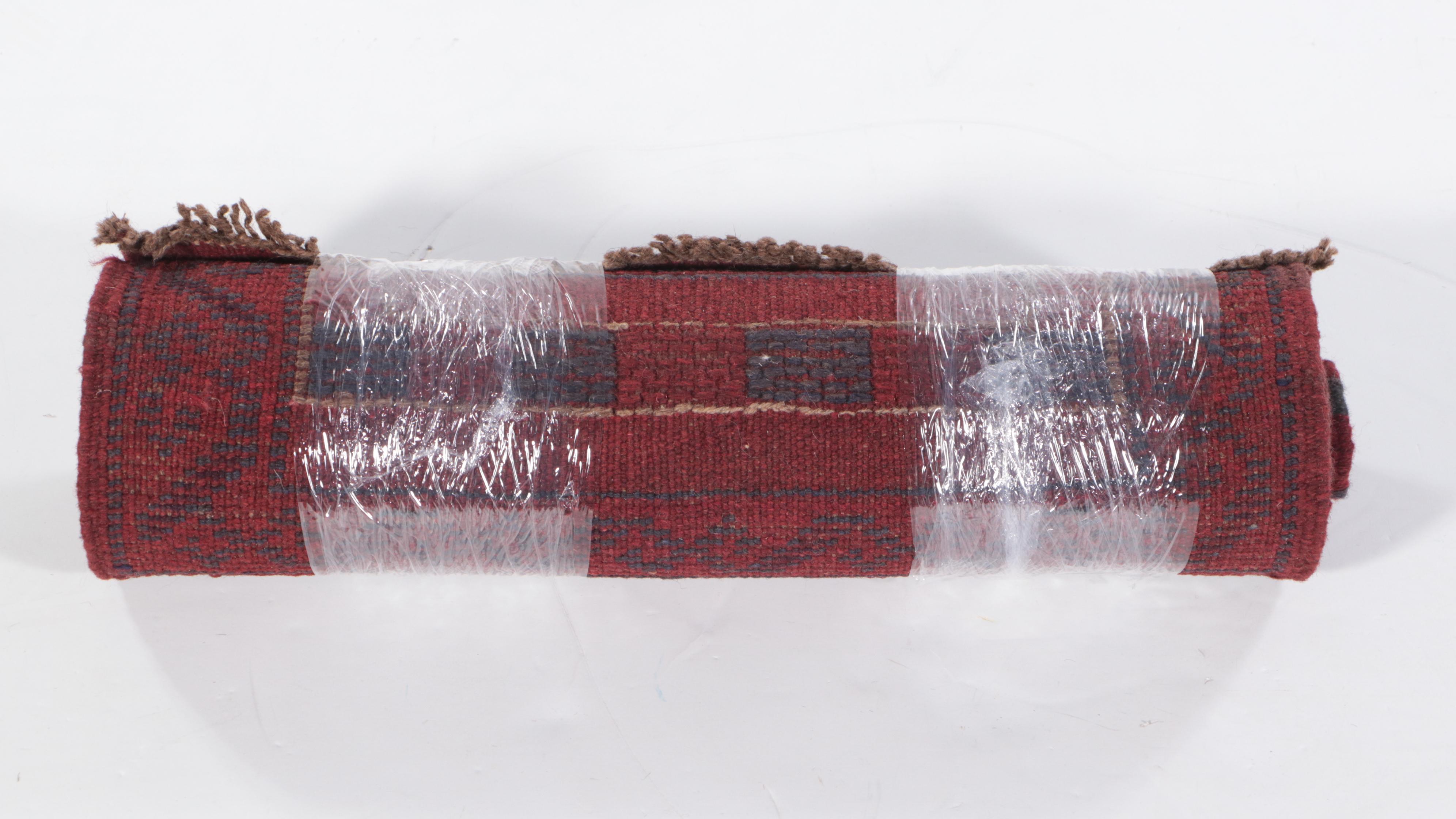 1'8 x 7'8 Hand-Knotted Pakistani Tajik Runner Rug