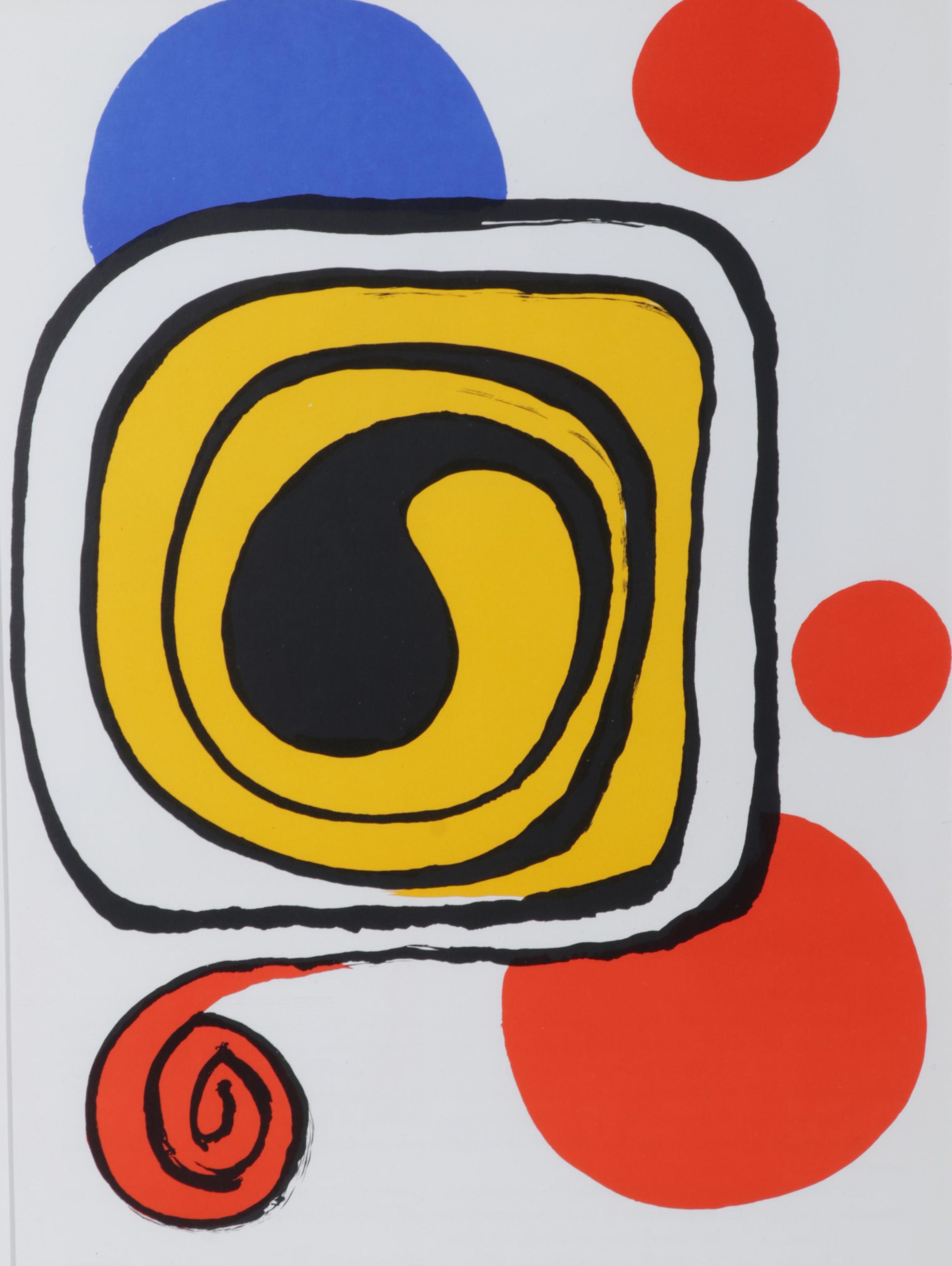 Alexander Calder Color Lithograph for "Derrière le Miroir," 1971
