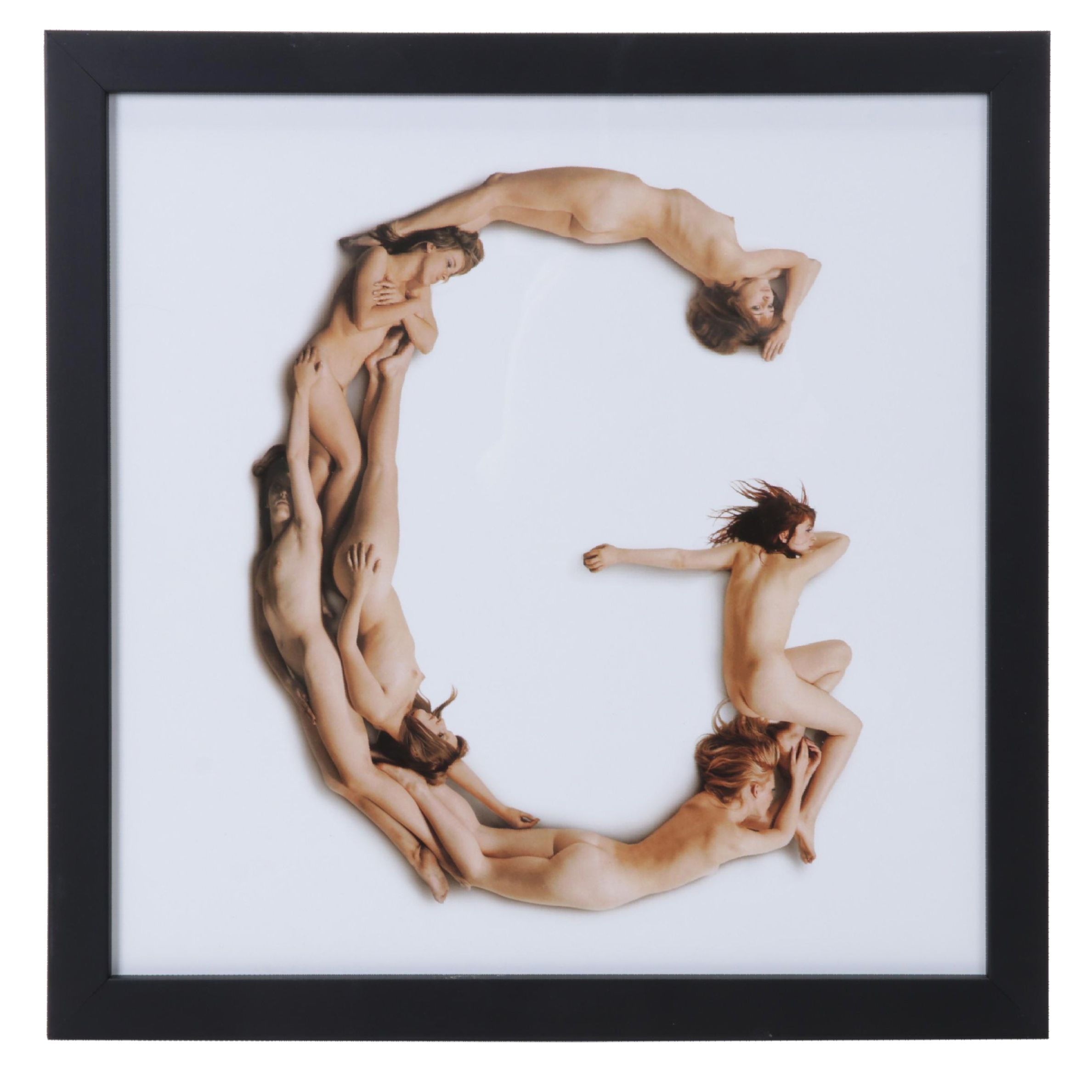 Posed Nudes Offset Lithograph "G" From "Belles Lettres: A Photo-Alphabet," 1971