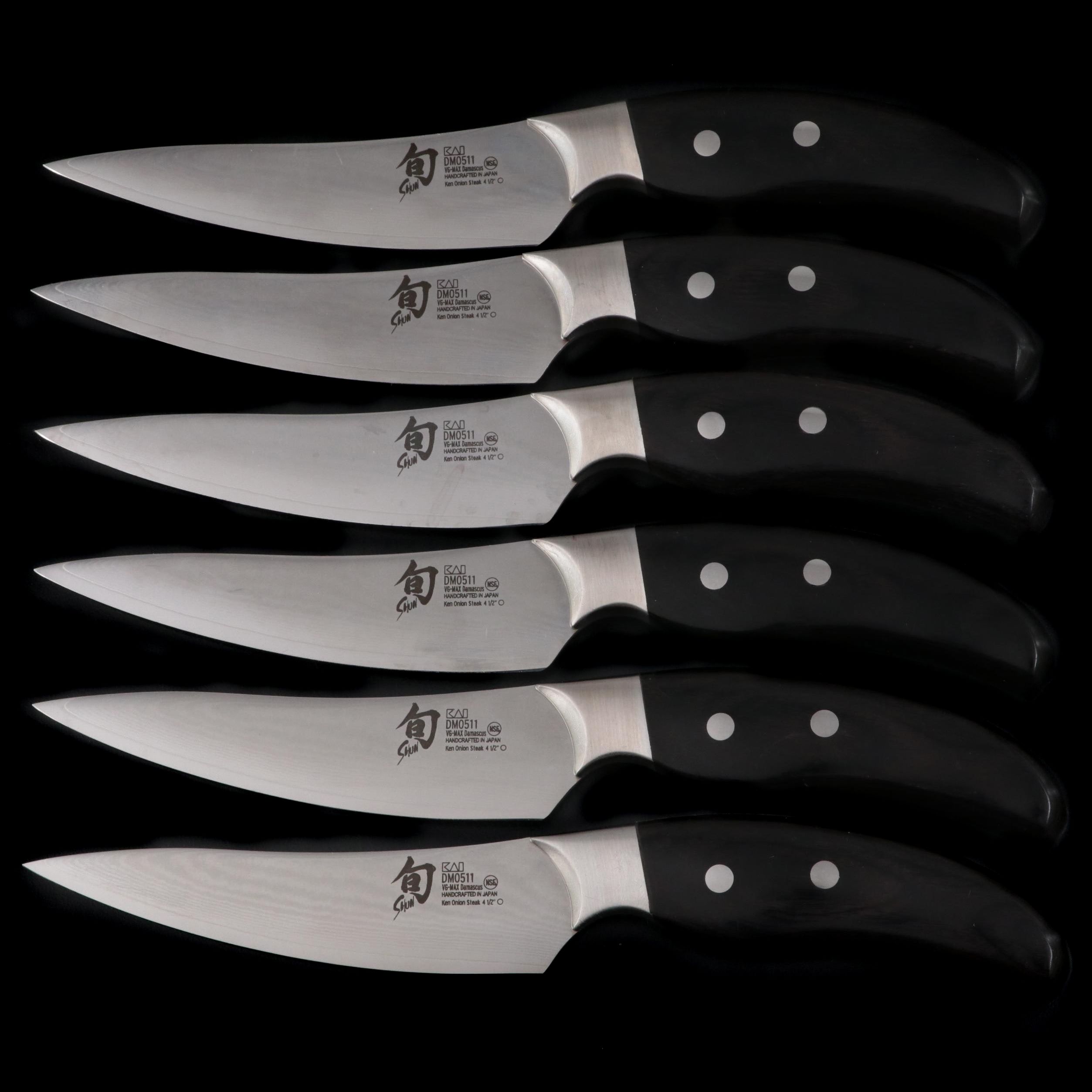 Shun Cutlery Damascus Steel Ken Onion Steak Knives