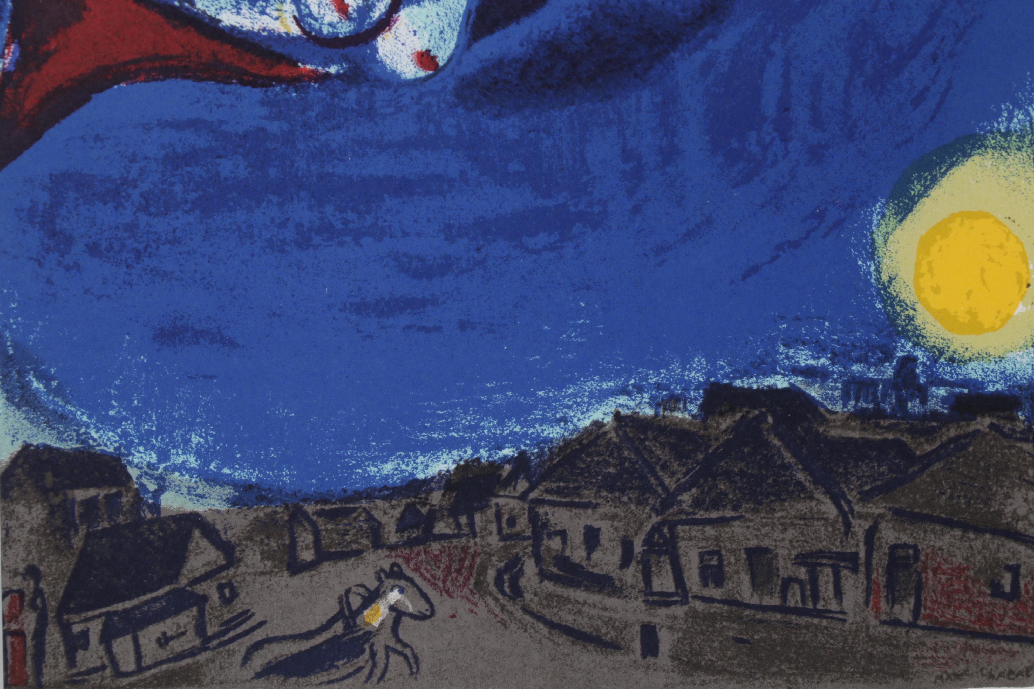 Marc Chagall Color Lithograph for "Derrière le Miroir," 1950