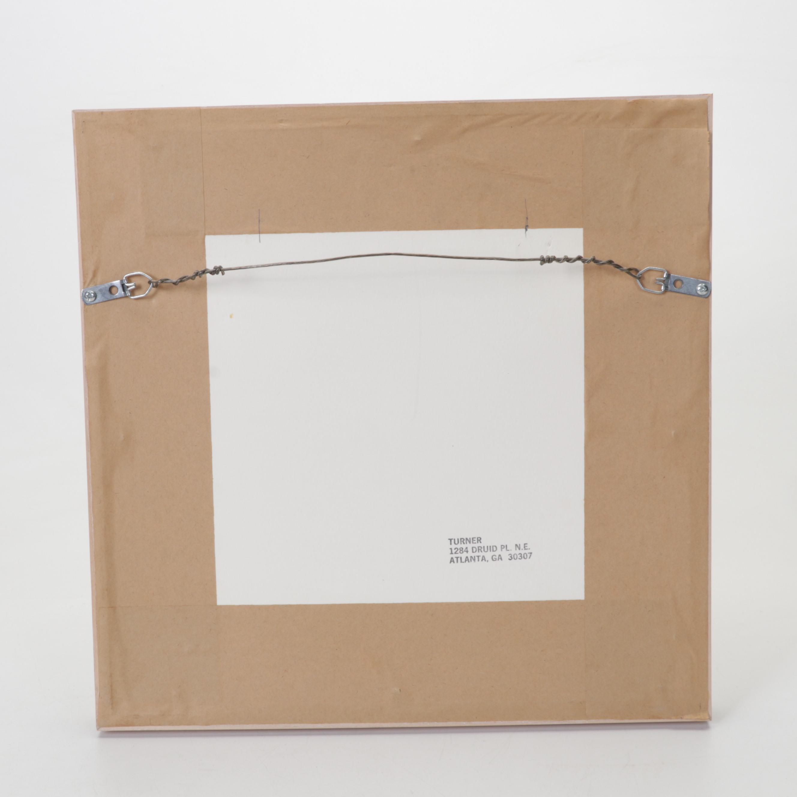 S. C. K. Turner Mixed Media Painting of Apples in Bowl, Circa 1990