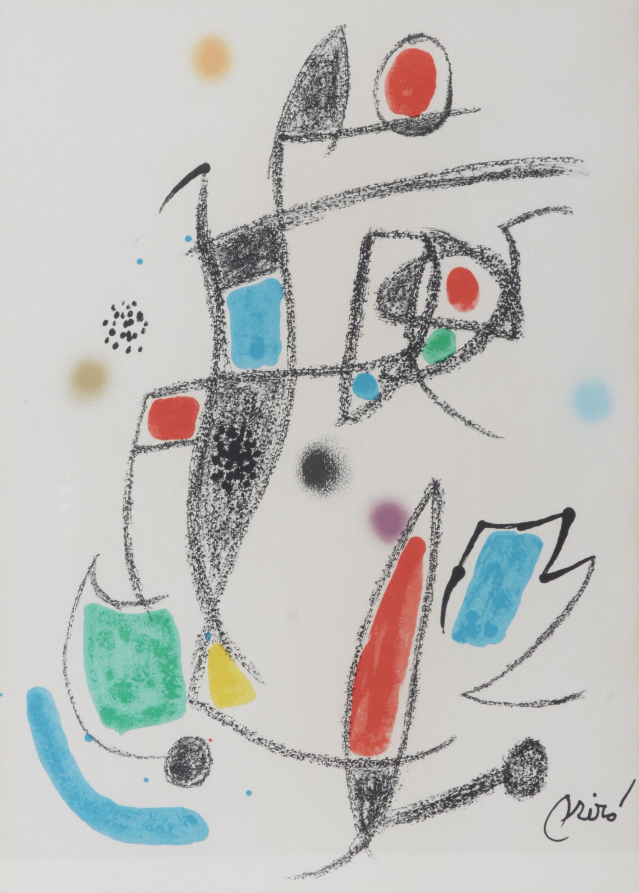 Joan Miró Color Lithograph "Dragonfly," Circa 1975