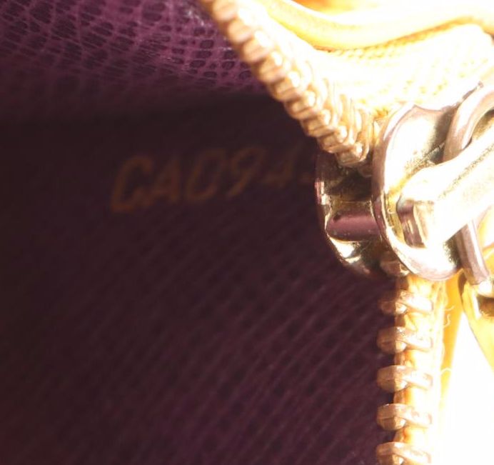 Louis Vuitton Pochette Cles in Tassil Yellow Epi Leather