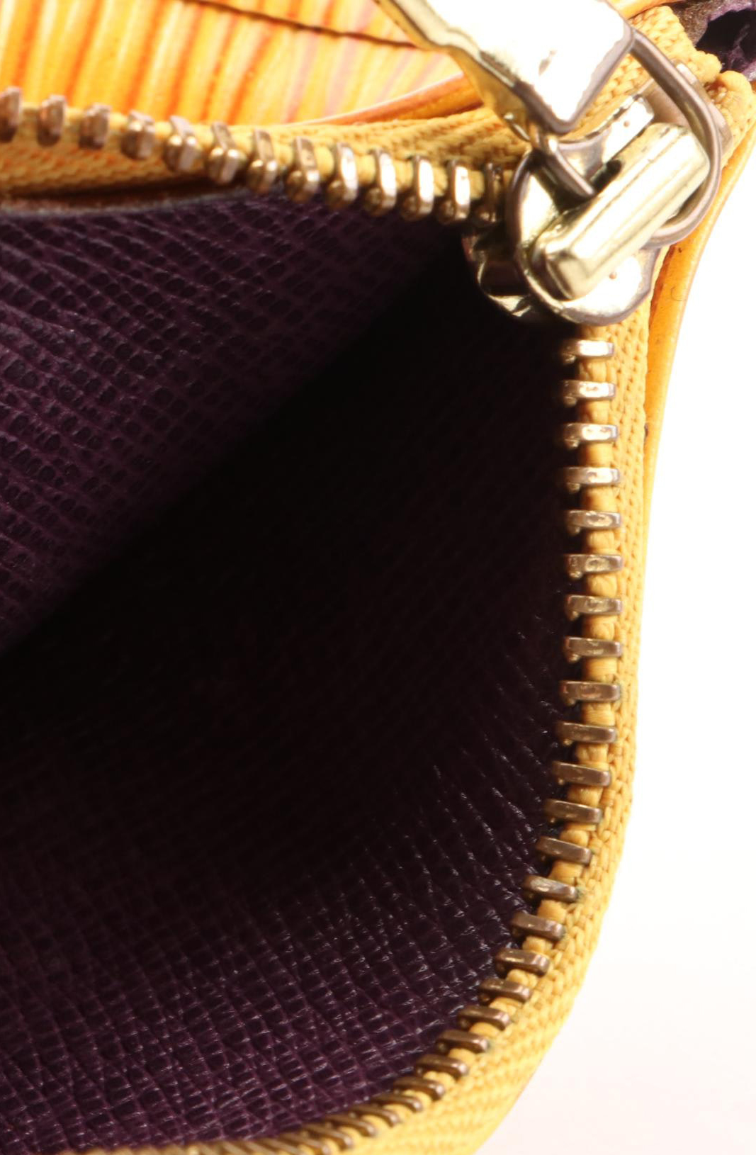 Louis Vuitton Pochette Cles in Tassil Yellow Epi Leather