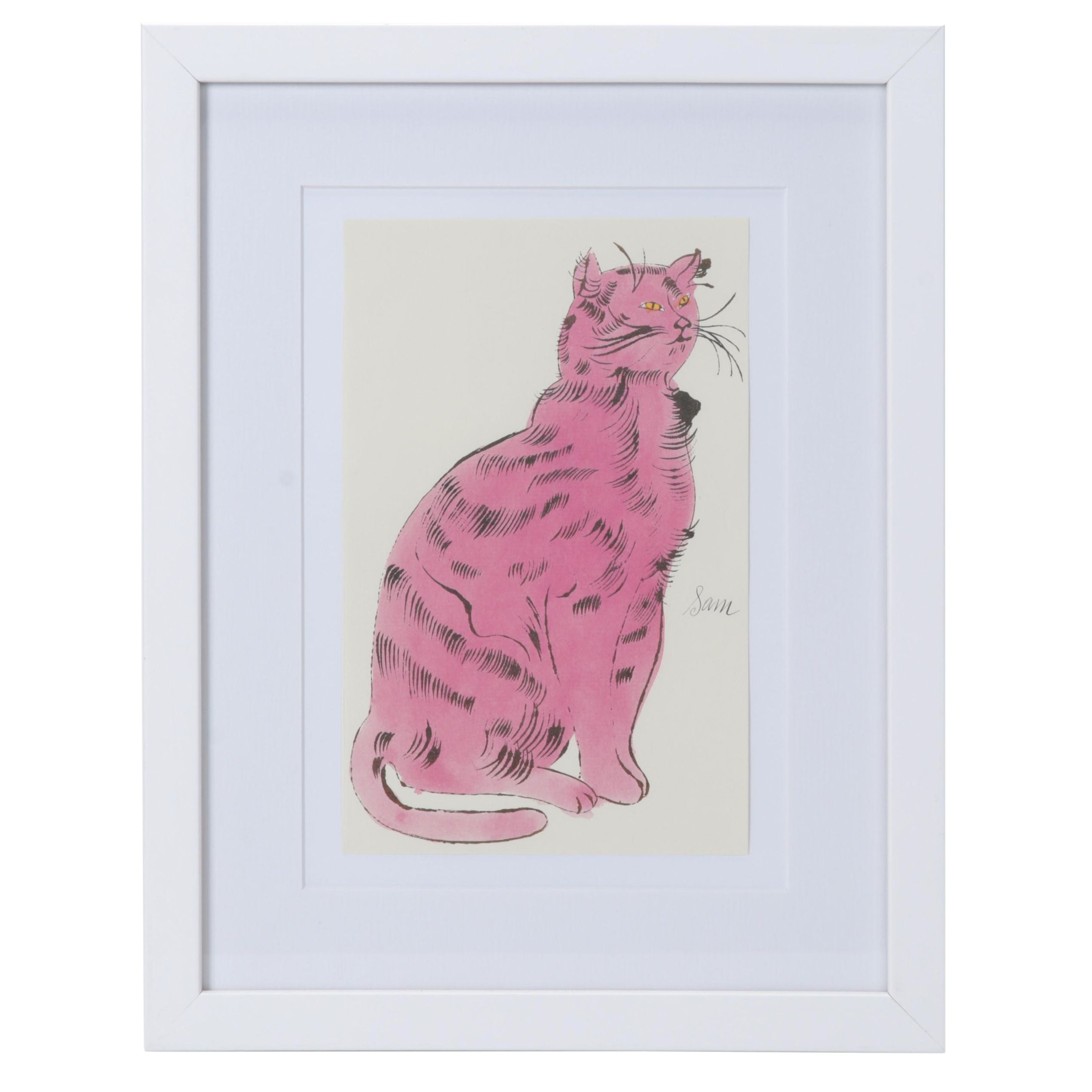 Offset Lithograph After Andy Warhol From "25 Cats Name Sam and One Blue Pussy"