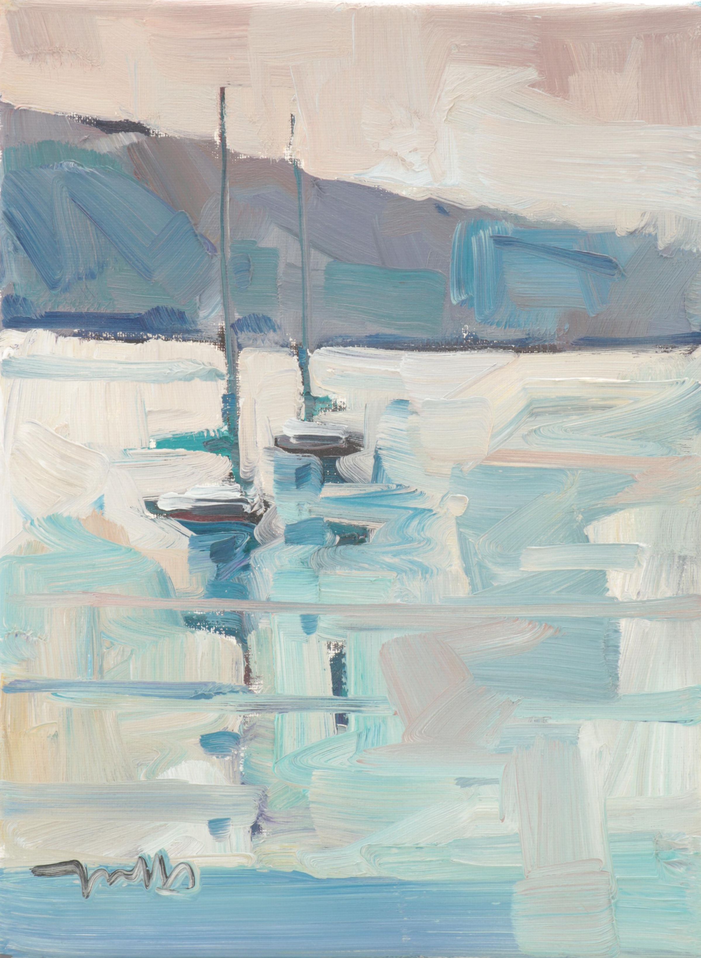 Jose Trujillo Oil Painting "Quiet Waters" 2021