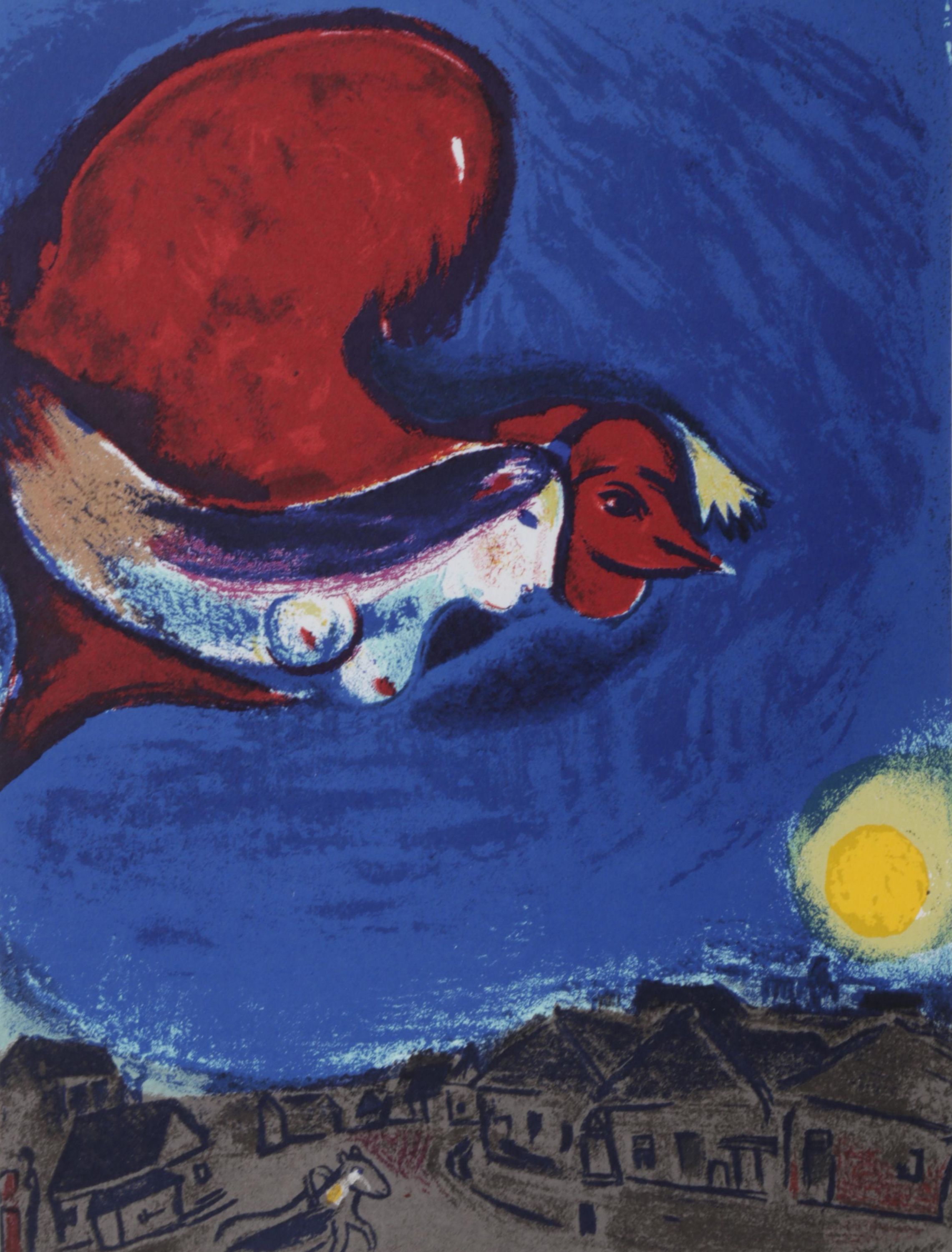 Marc Chagall Color Lithograph for "Derrière le Miroir," 1950