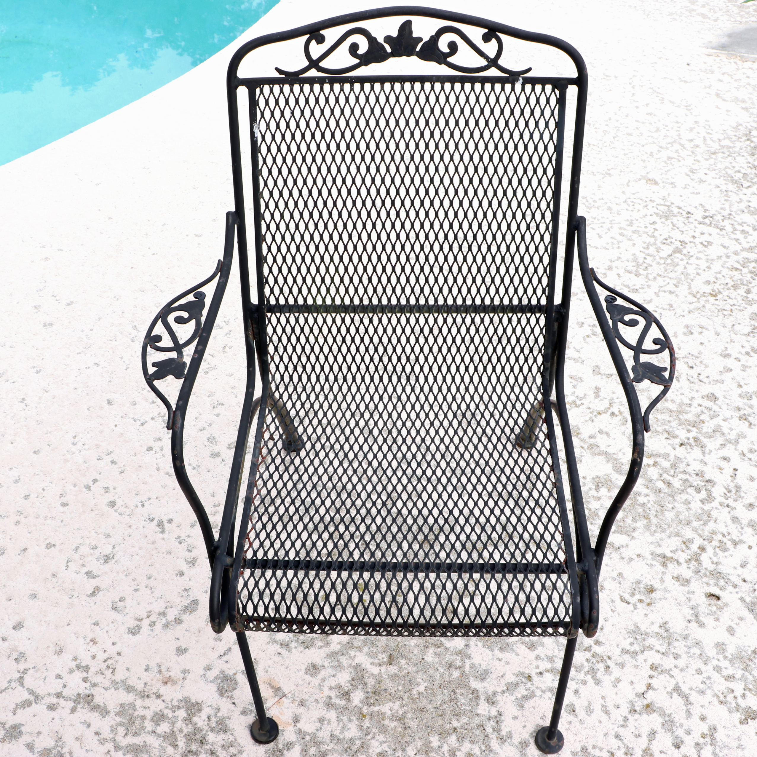 Metal Patio Dining Table with AGIO Tilt Umbrella