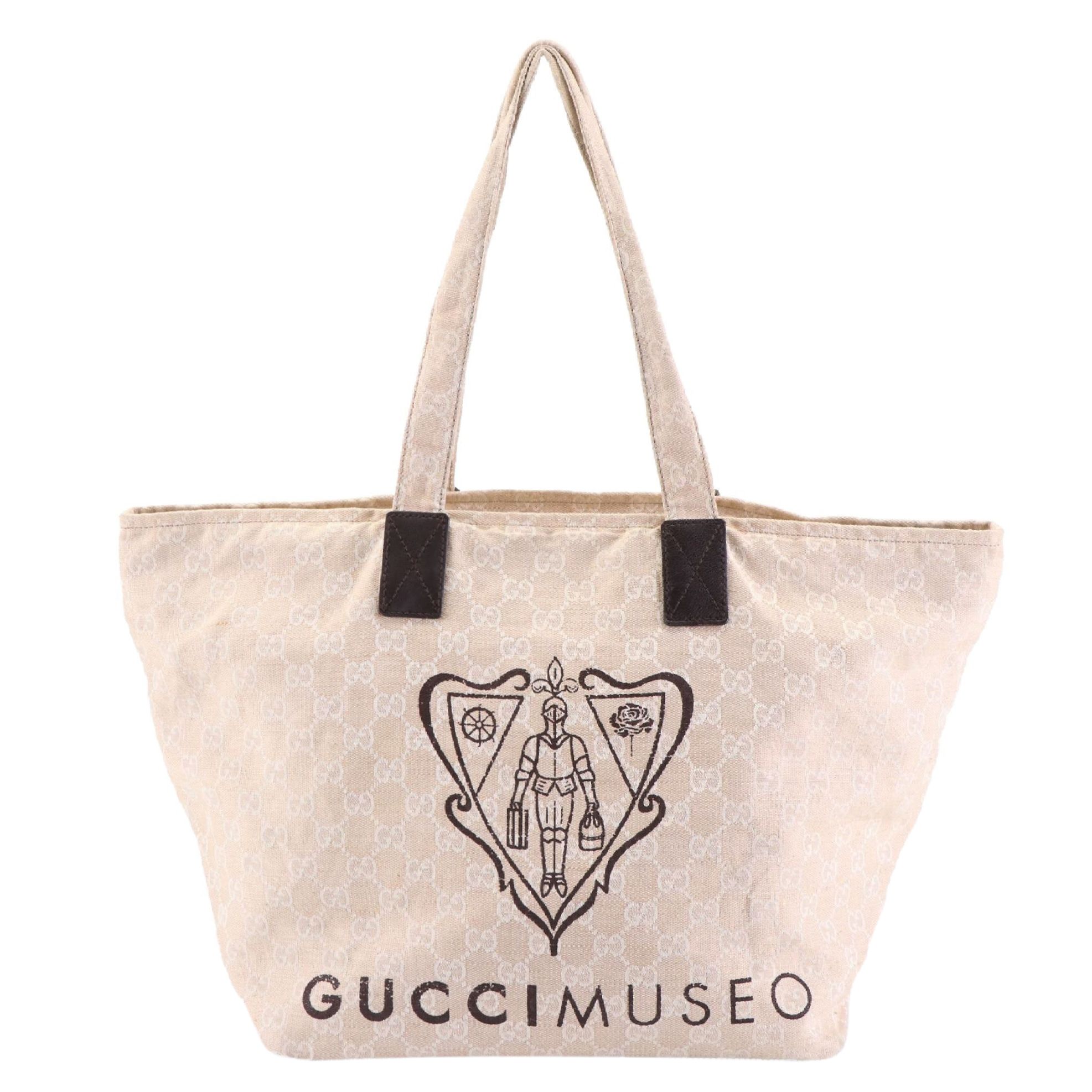 Gucci Museo Tote in Printed GG Canvas