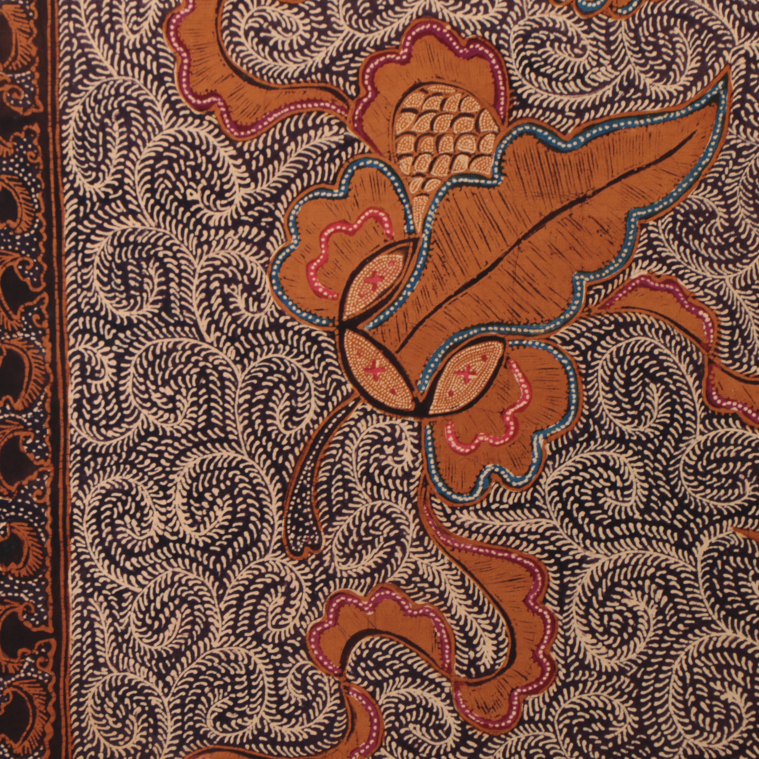 Chinese Batik Painting of Lion