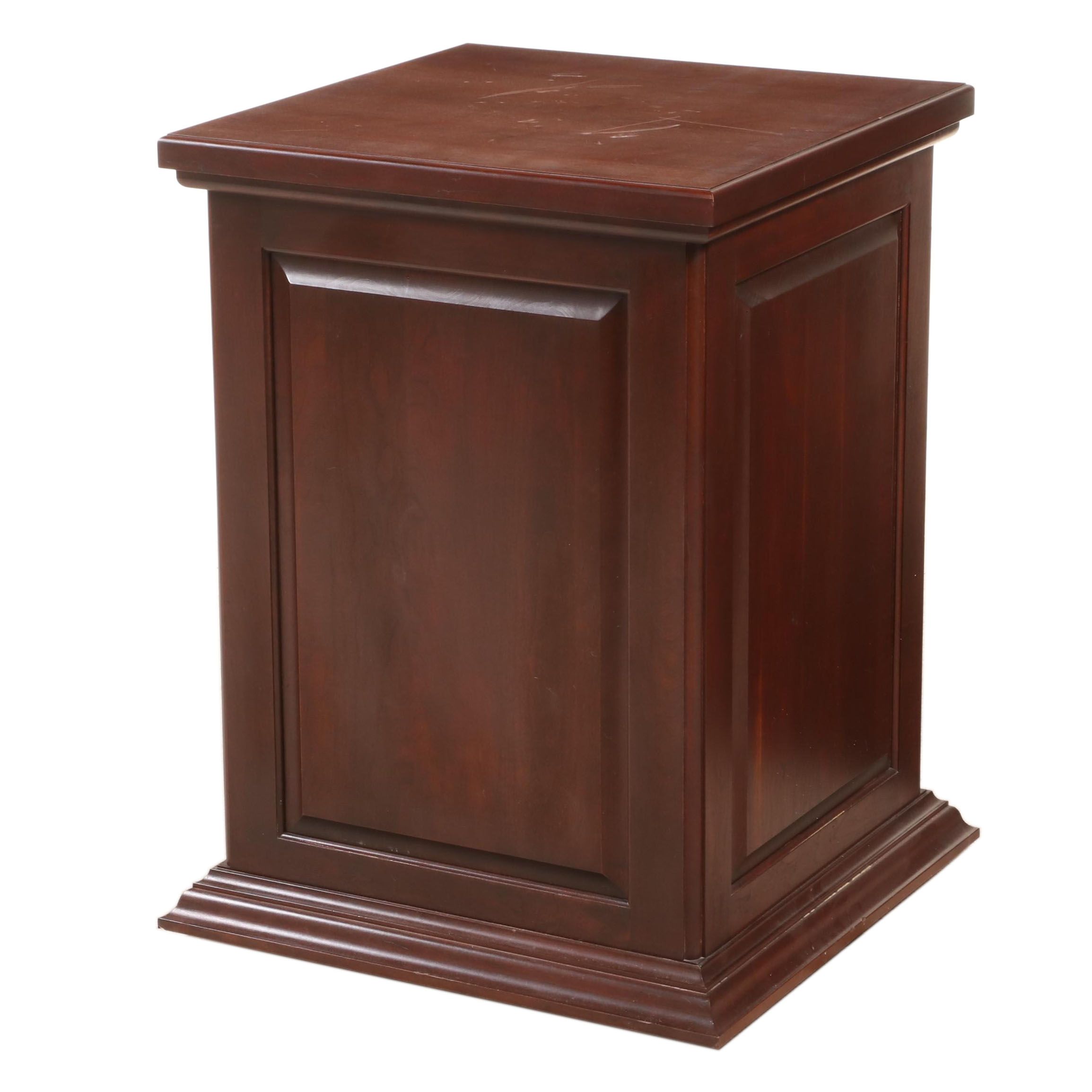 Cherrywood Bench-Made Display Pedestal Or Dais