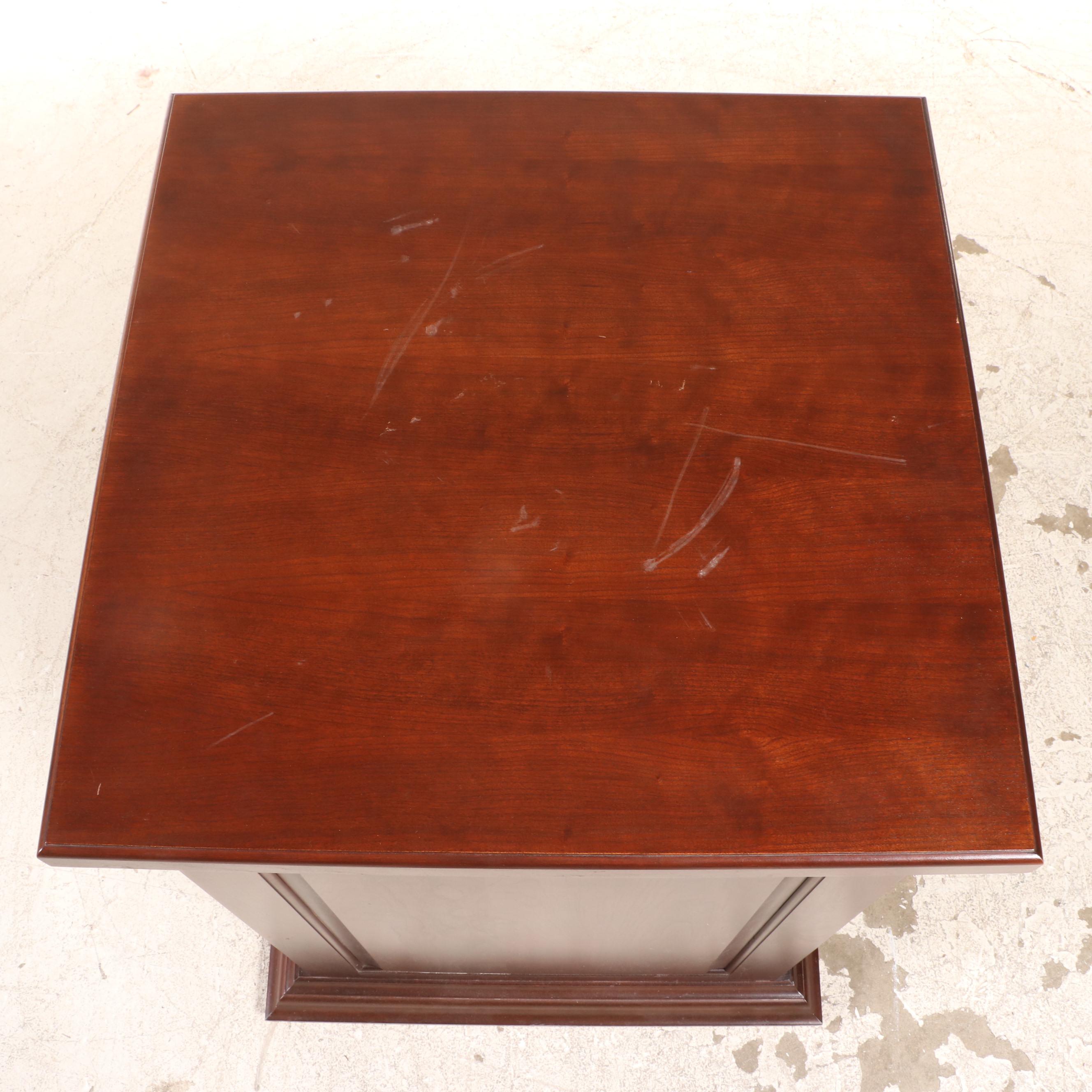 Cherrywood Bench-Made Display Pedestal Or Dais