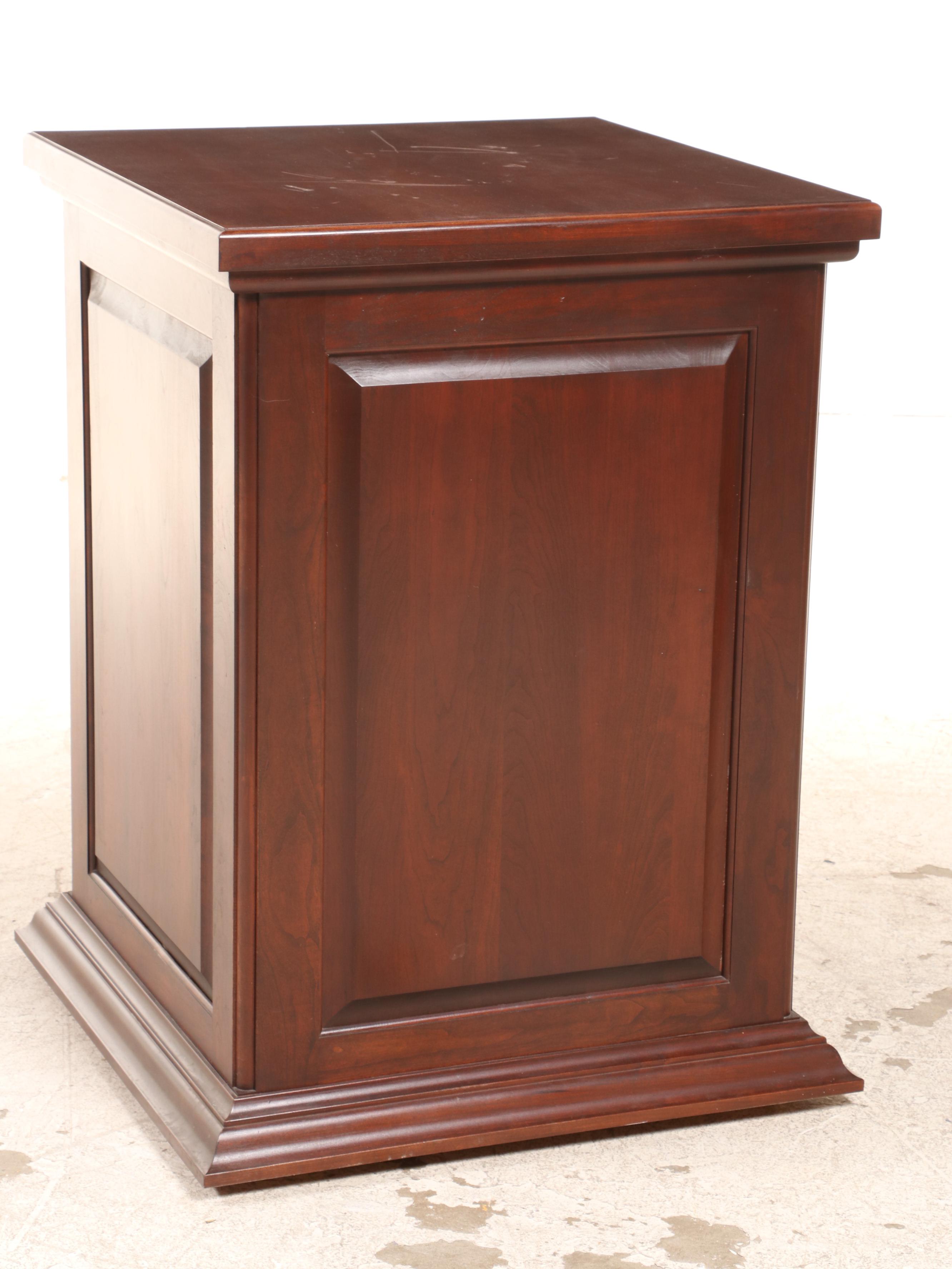 Cherrywood Bench-Made Display Pedestal Or Dais