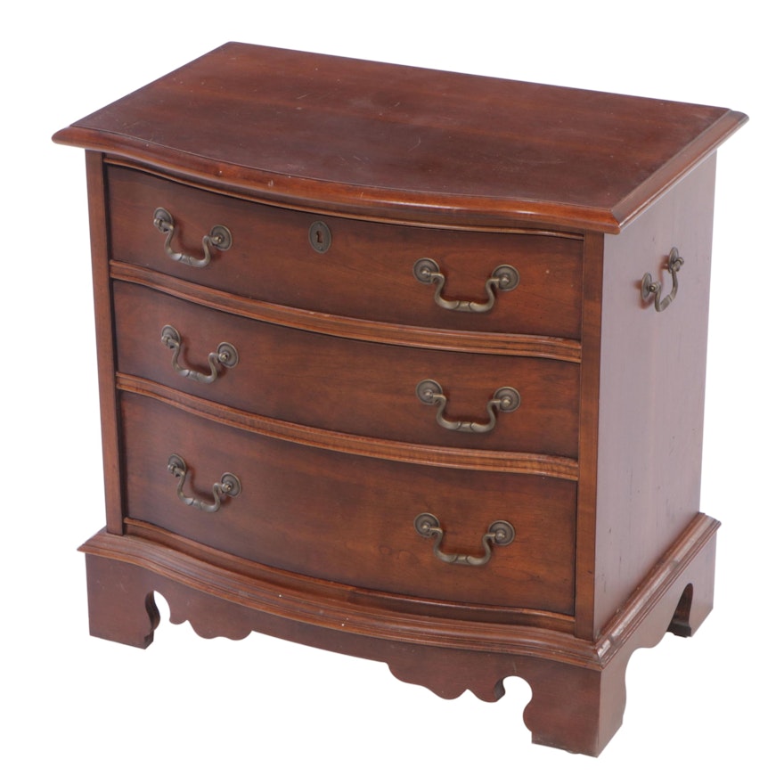 Broyhill "Premier Collections" Federal Style Cherry Three-Drawer Side Table