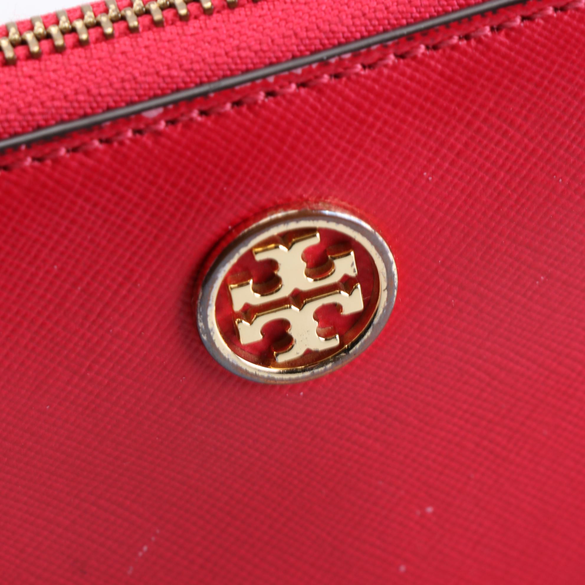 Tory Burch Zip-Around Wallet in Saffiano Leather