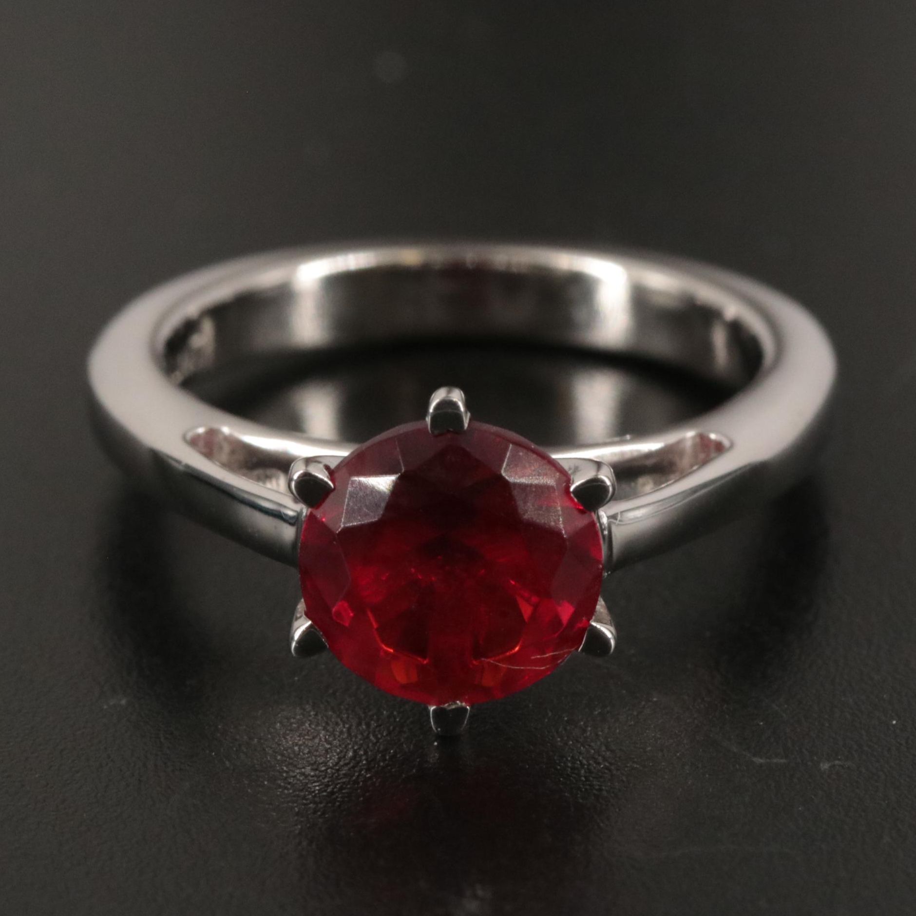 Sterling Garnet Ring