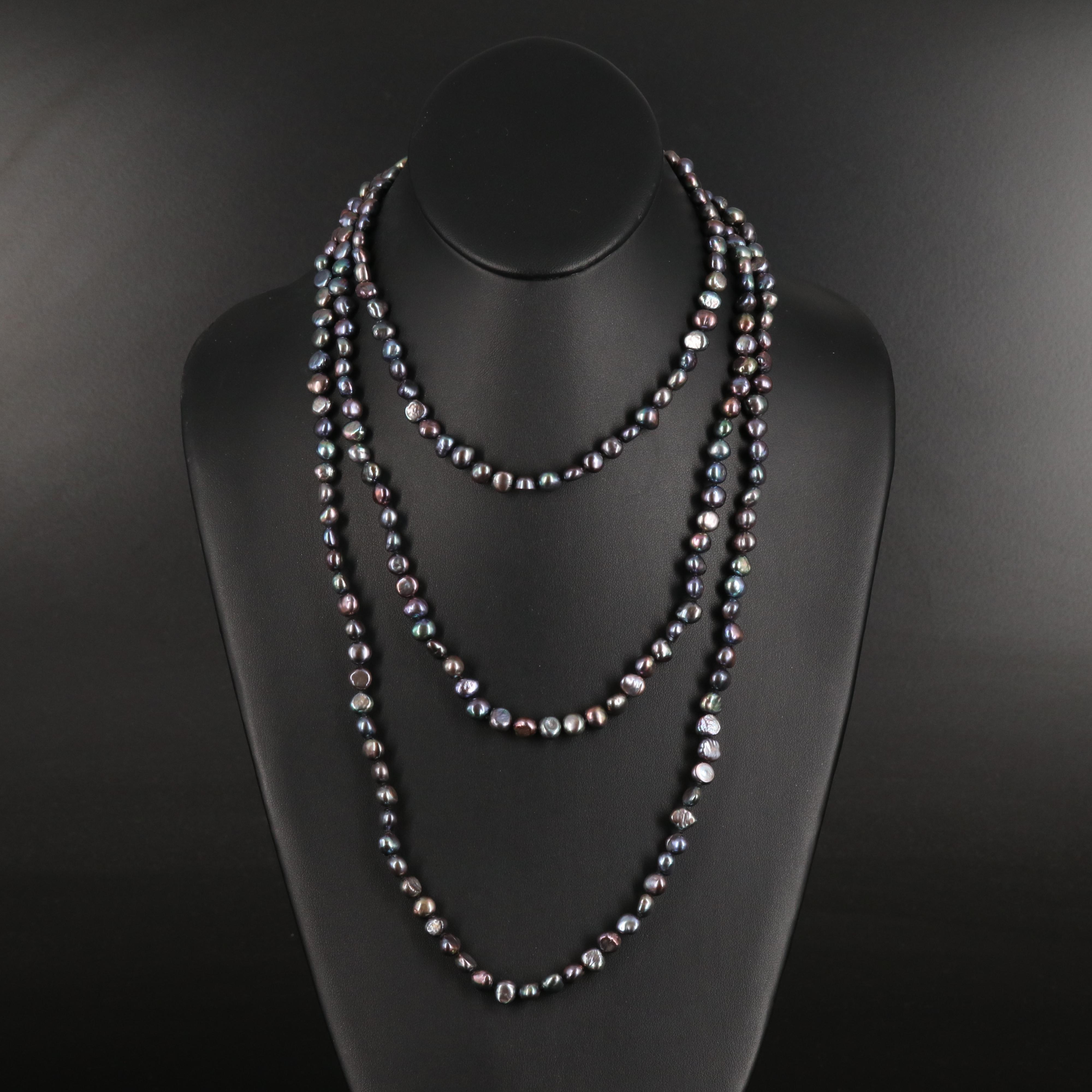 Endless Pearl Rope Necklace