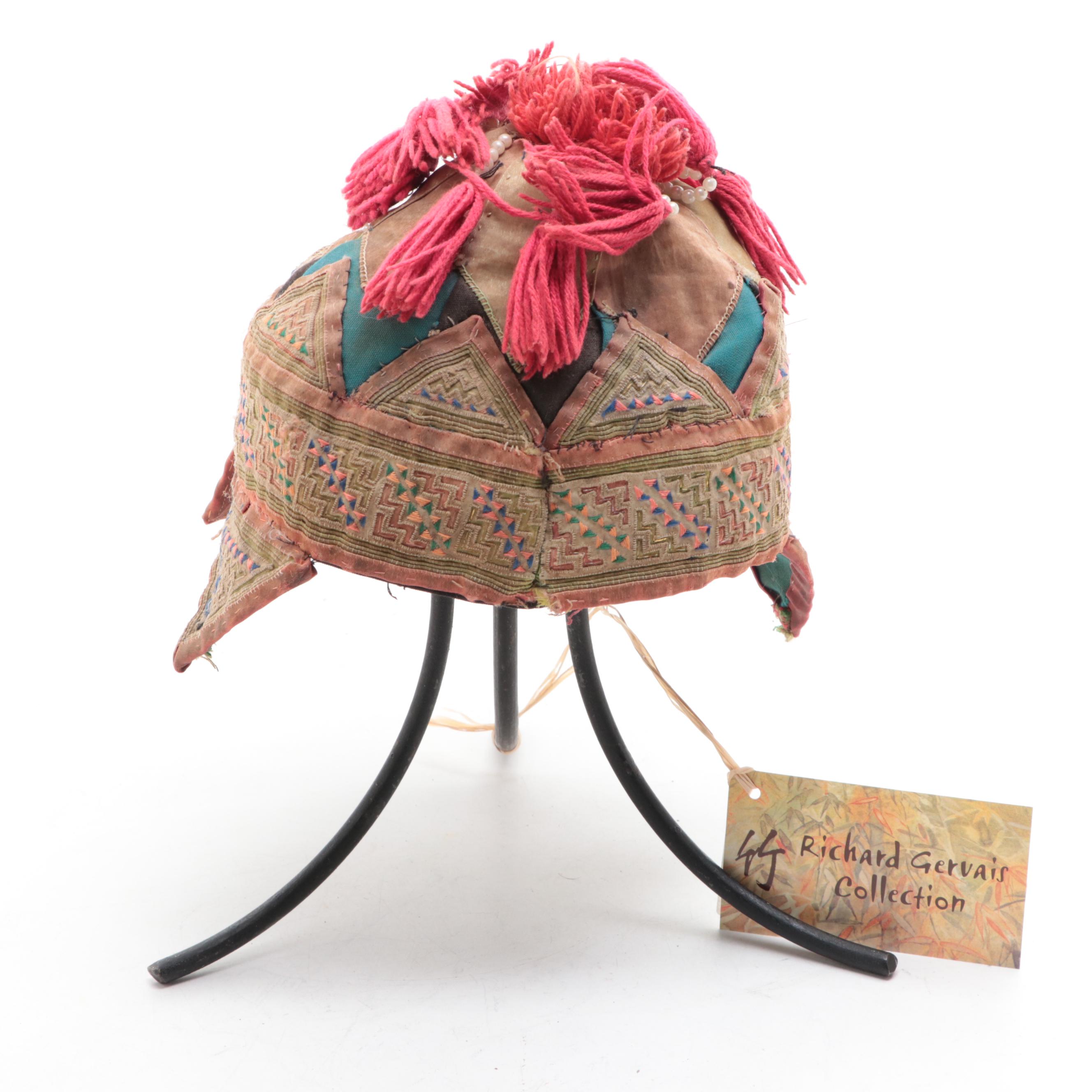 Yao Woven Hat, Vietnam, Mid-20th Century