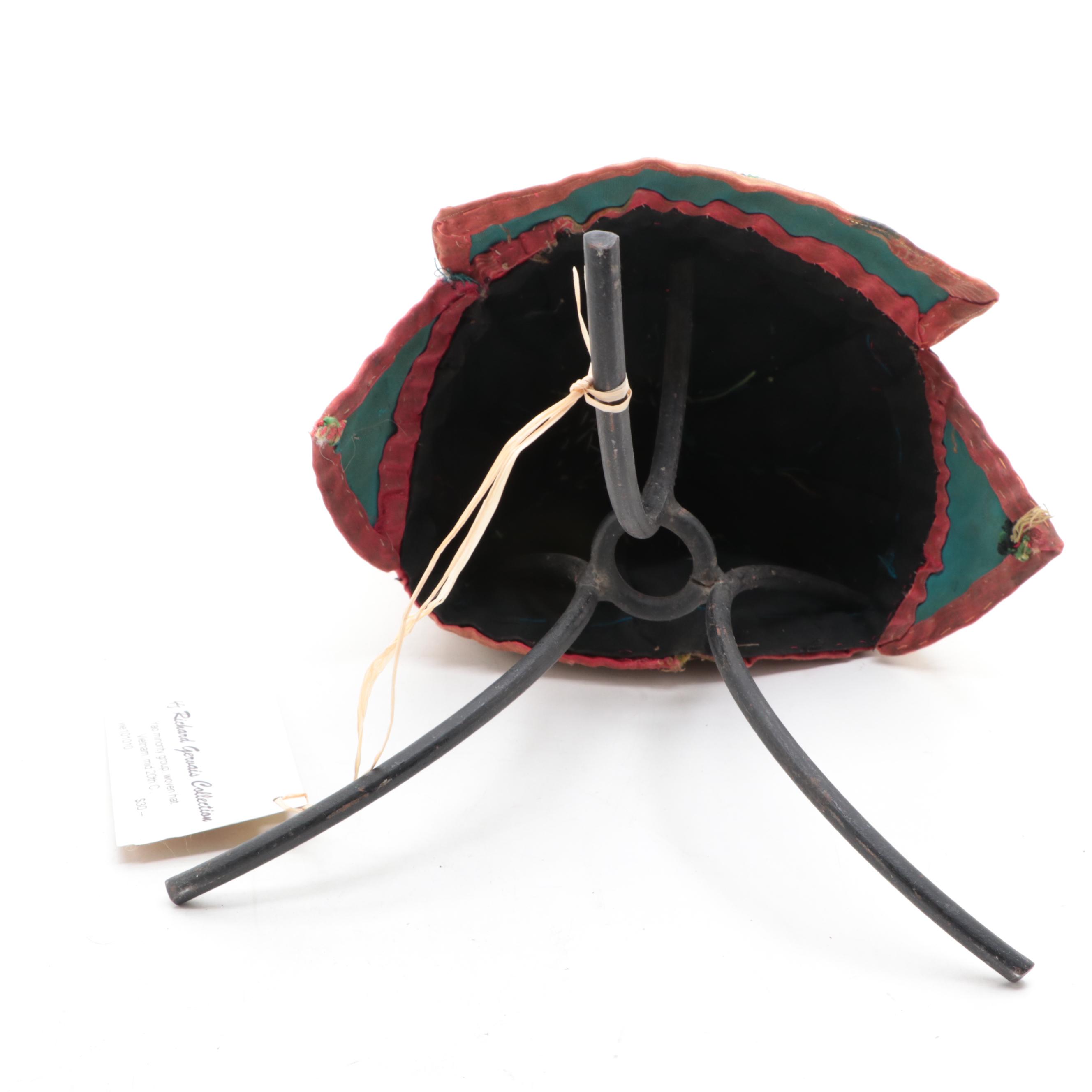 Yao Woven Hat, Vietnam, Mid-20th Century