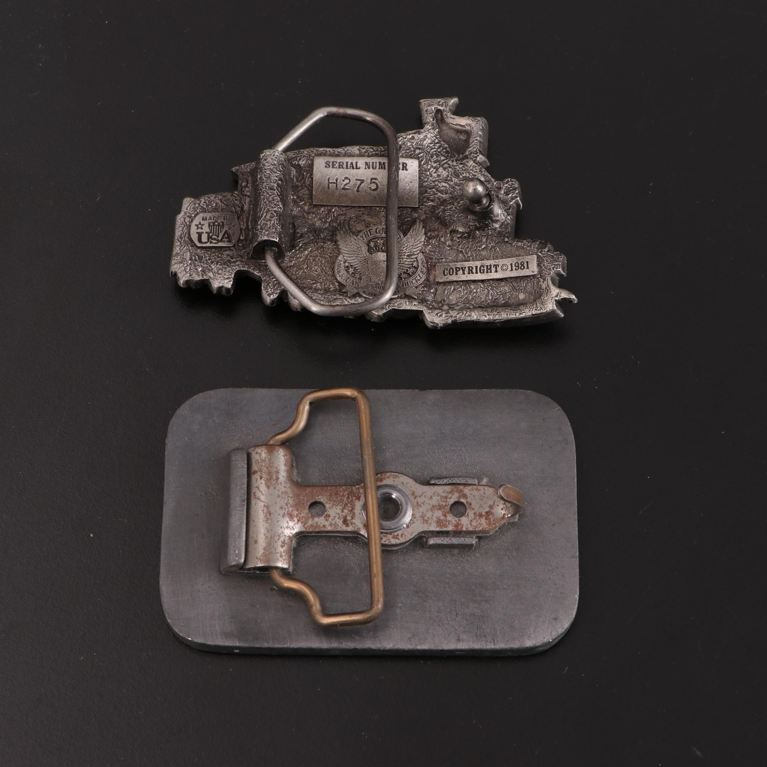 Klitzner, Great American Buckle, Award Design, and Other Belt Buckles