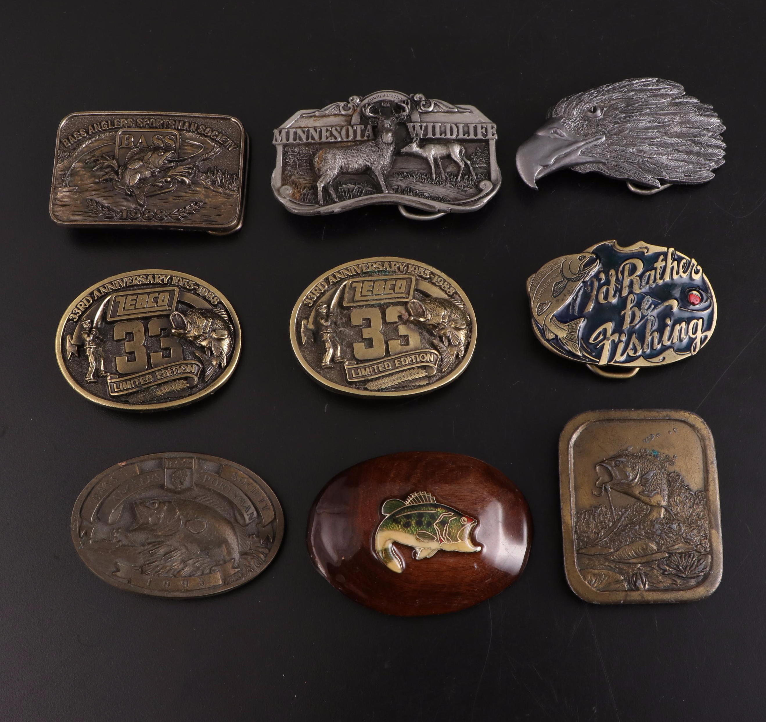 Klitzner, Great American Buckle, Award Design, and Other Belt Buckles