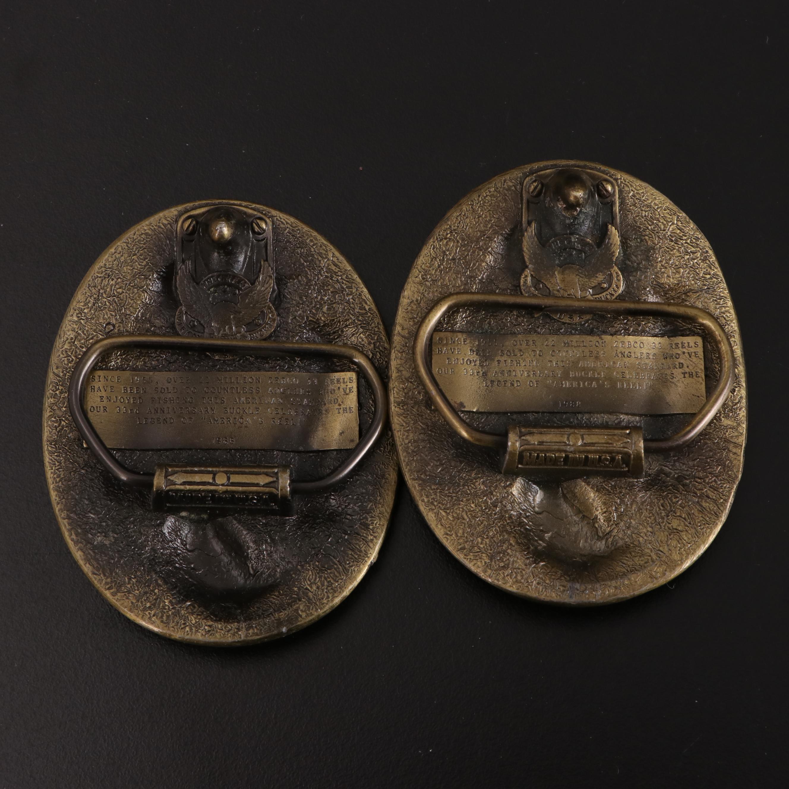 Klitzner, Great American Buckle, Award Design, and Other Belt Buckles