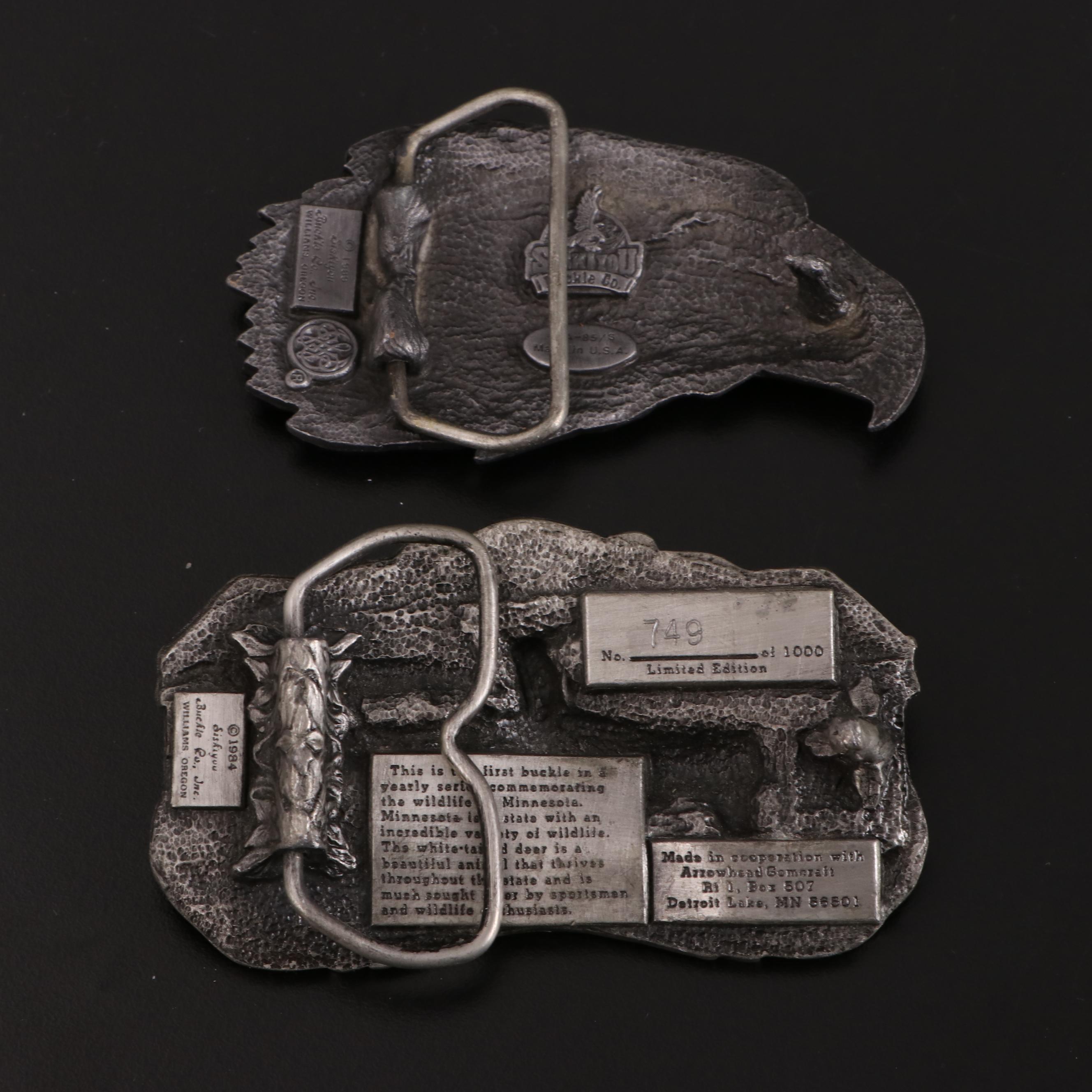 Klitzner, Great American Buckle, Award Design, and Other Belt Buckles