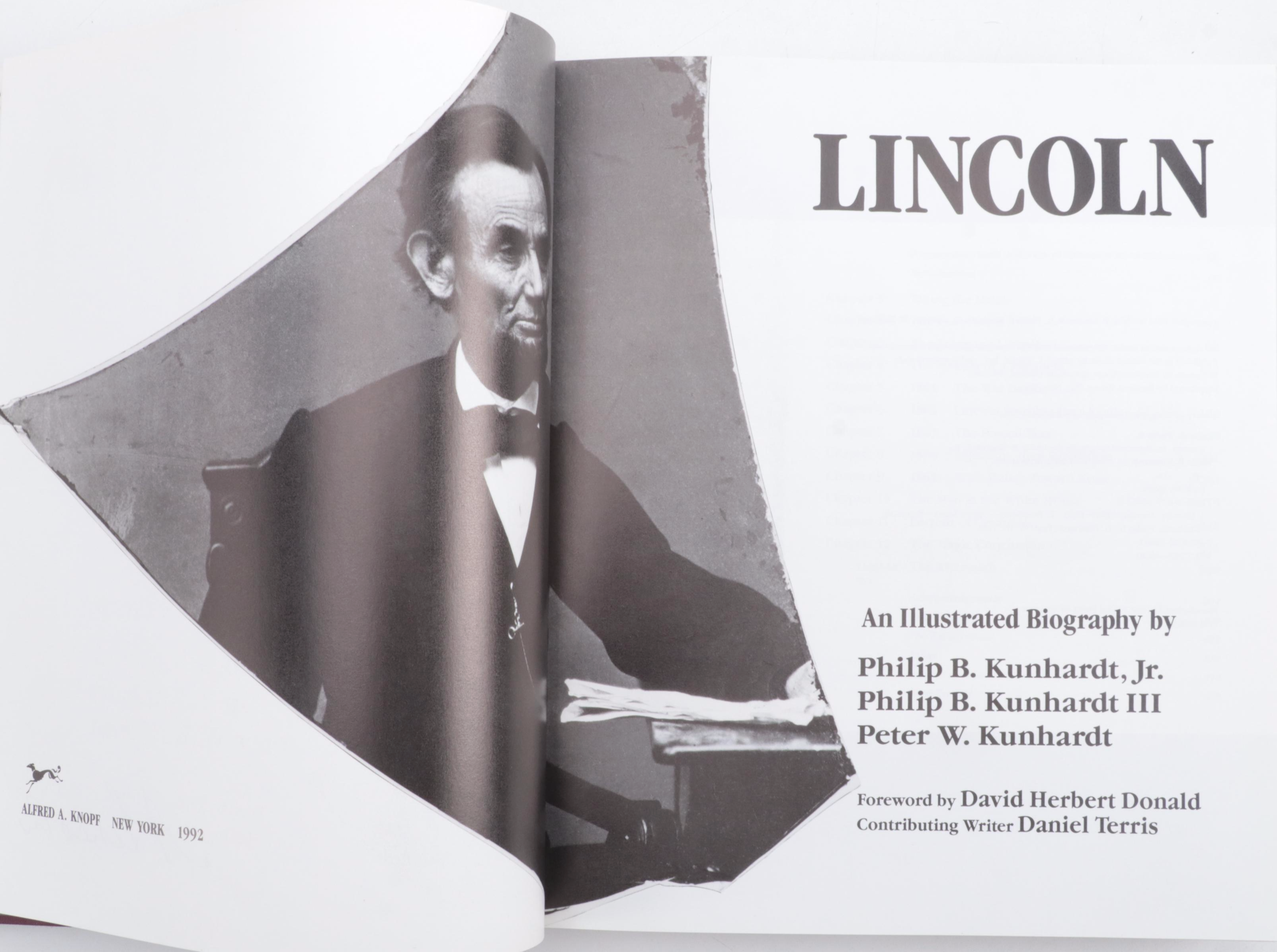 First Edition "Lincoln: An Illustrated Biography" and More Nonfiction Books