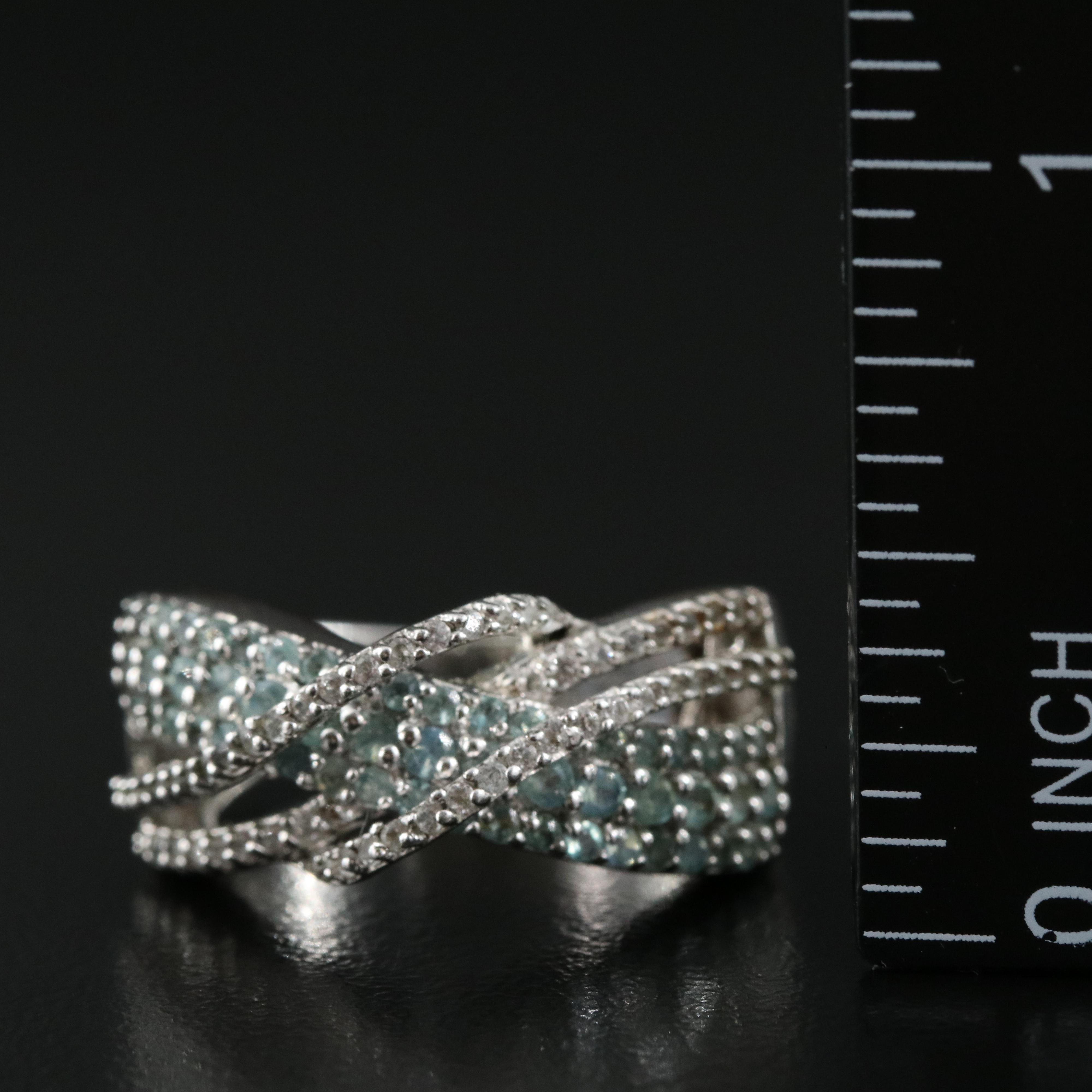 Sterling Ring Selection Featuring Emerald, Alexandrite and Zircon