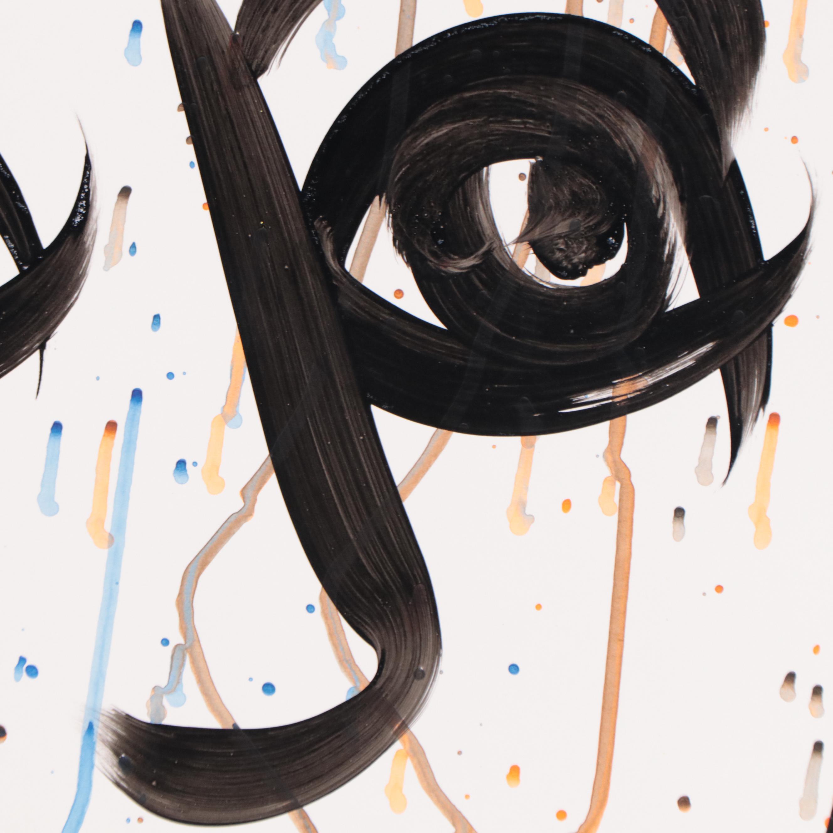 Peter Keil Abstract Portrait Acrylic Painting