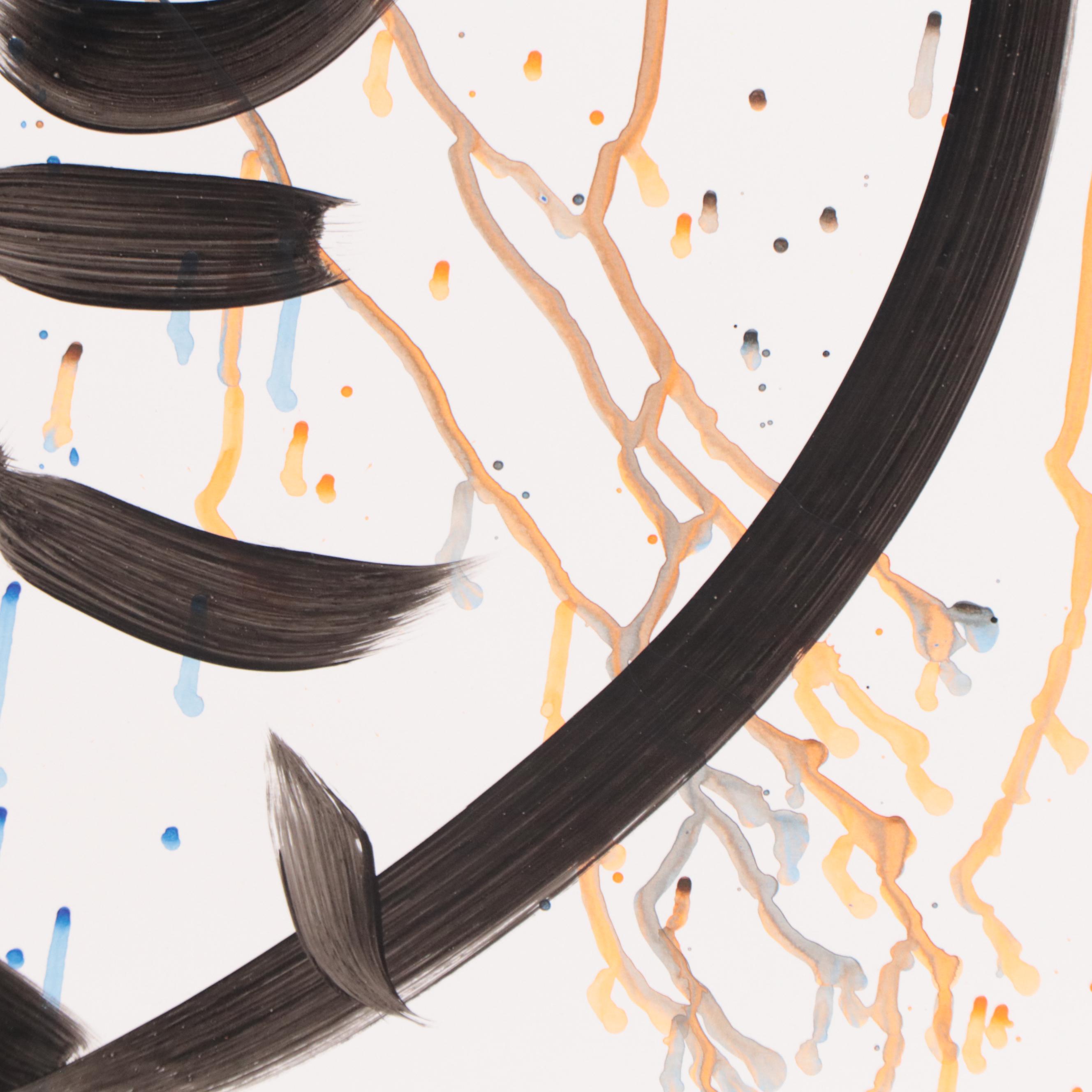 Peter Keil Abstract Portrait Acrylic Painting