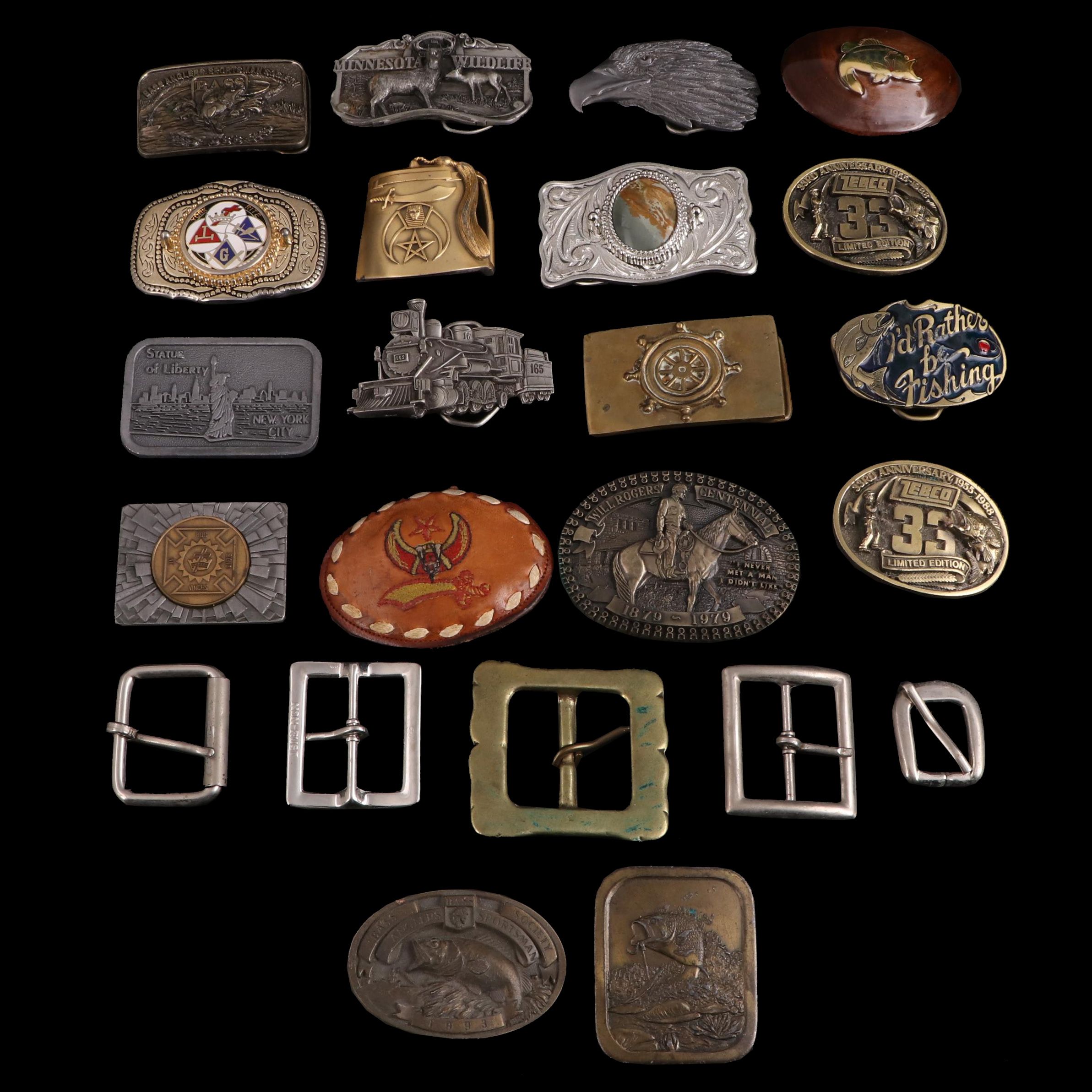 Klitzner, Great American Buckle, Award Design, and Other Belt Buckles