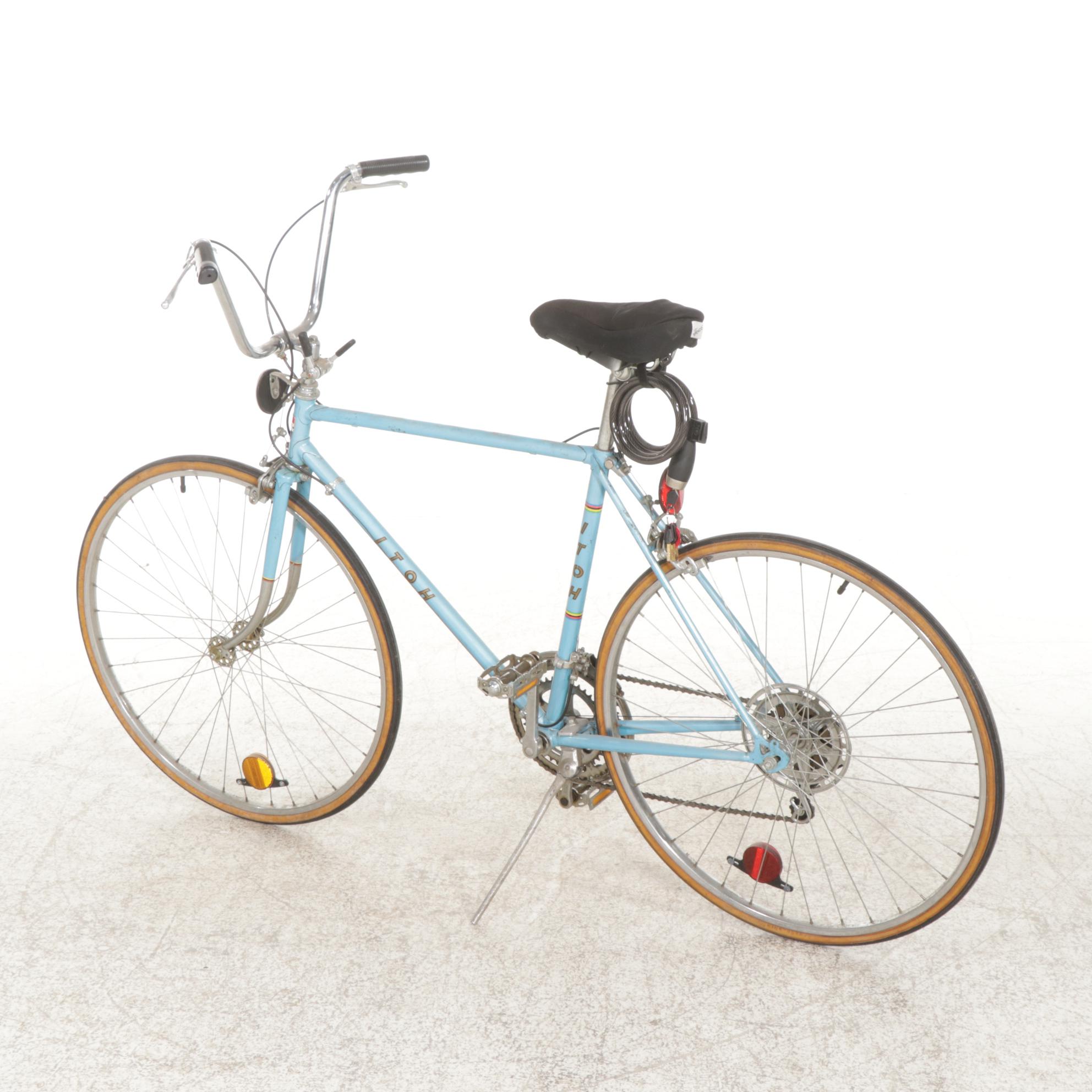 ITOH 10-Speed Road Bicycle with Raised Handlebars, Late 20th Century
